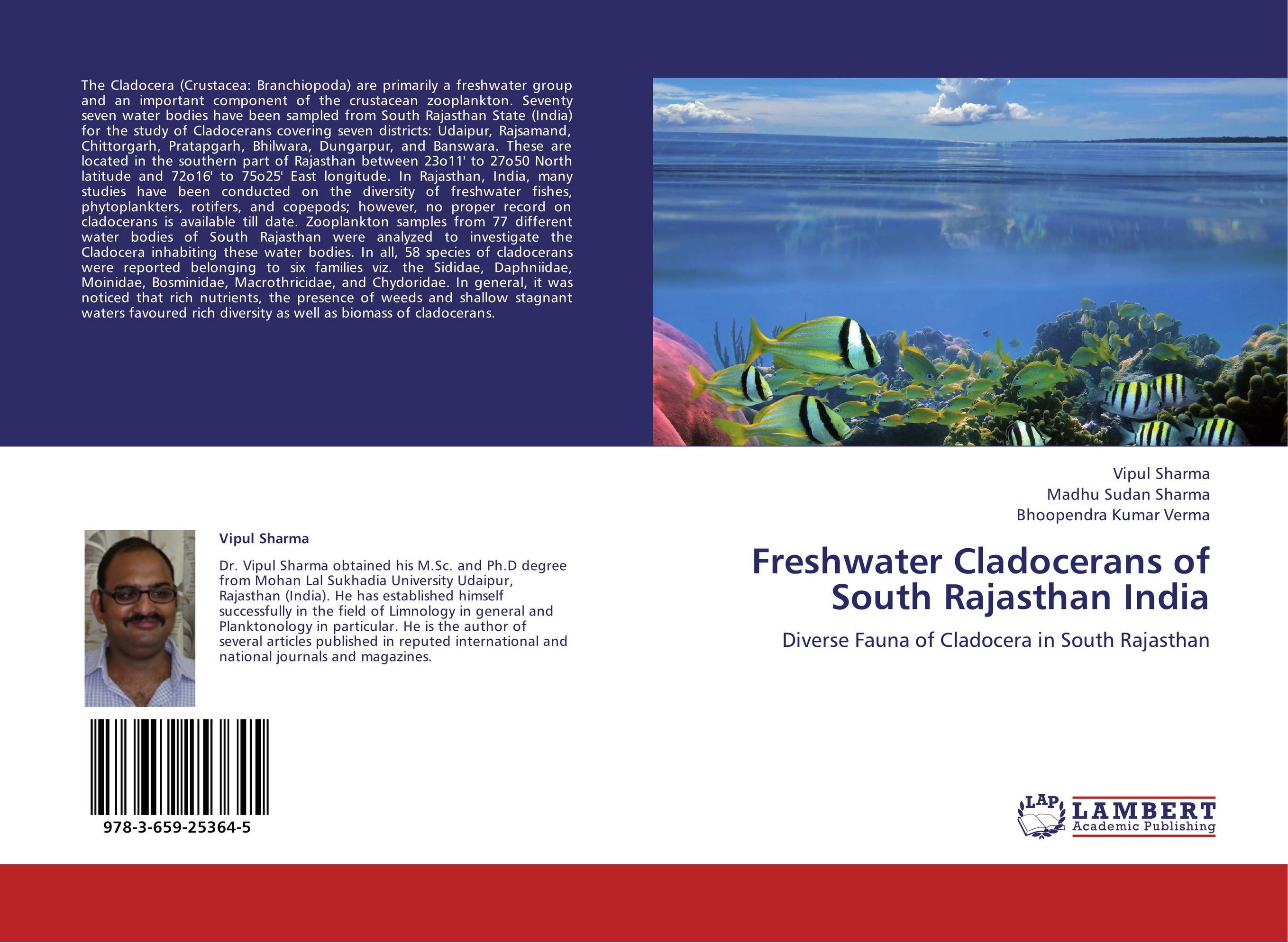 Freshwater Cladocerans of South Rajasthan India. Diverse Fauna of Cladocera in  South Rajasthan.