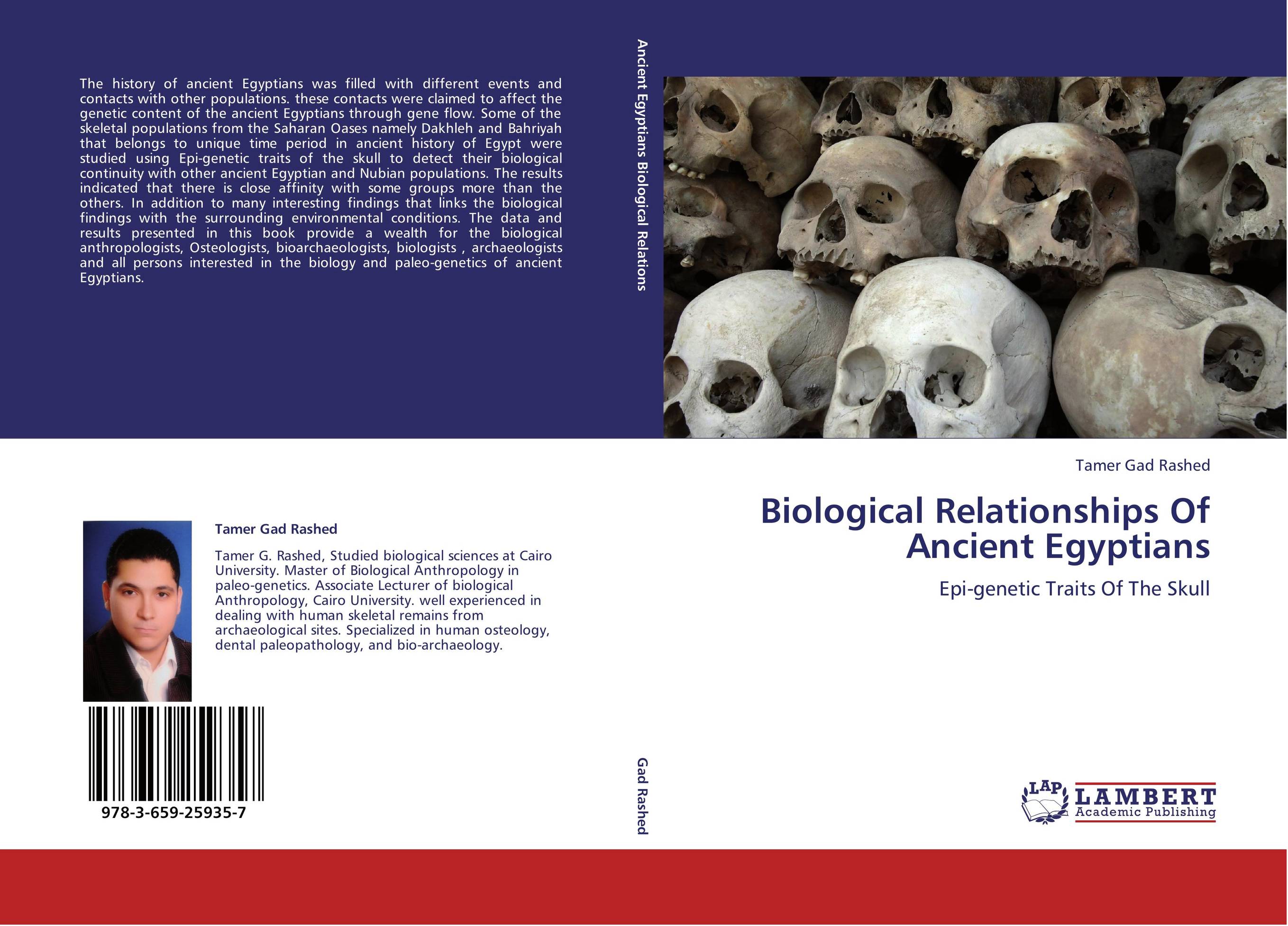 Biological Relationships Of Ancient Egyptians. Epi-genetic Traits Of The Skull.