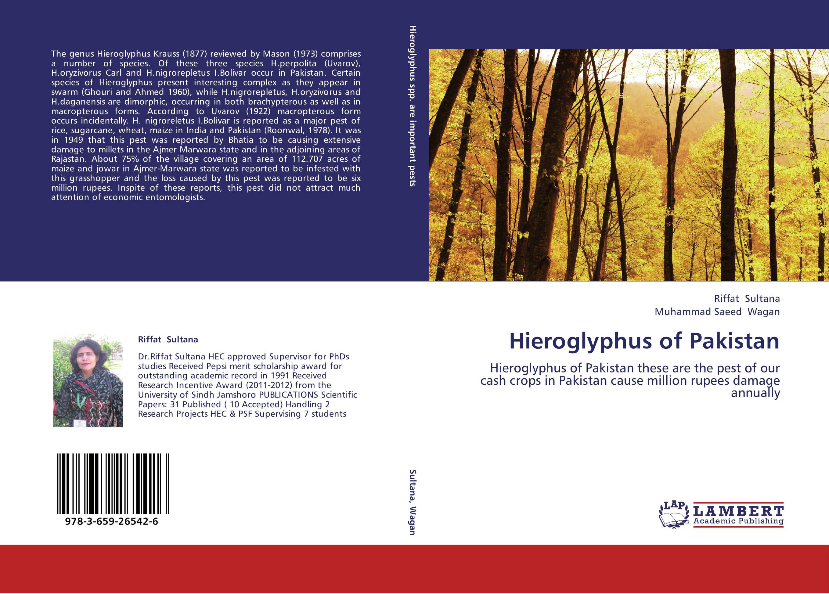 Hieroglyphus of Pakistan. Hieroglyphus of Pakistan these are the pest of our cash crops in Pakistan cause million rupees damage annually.