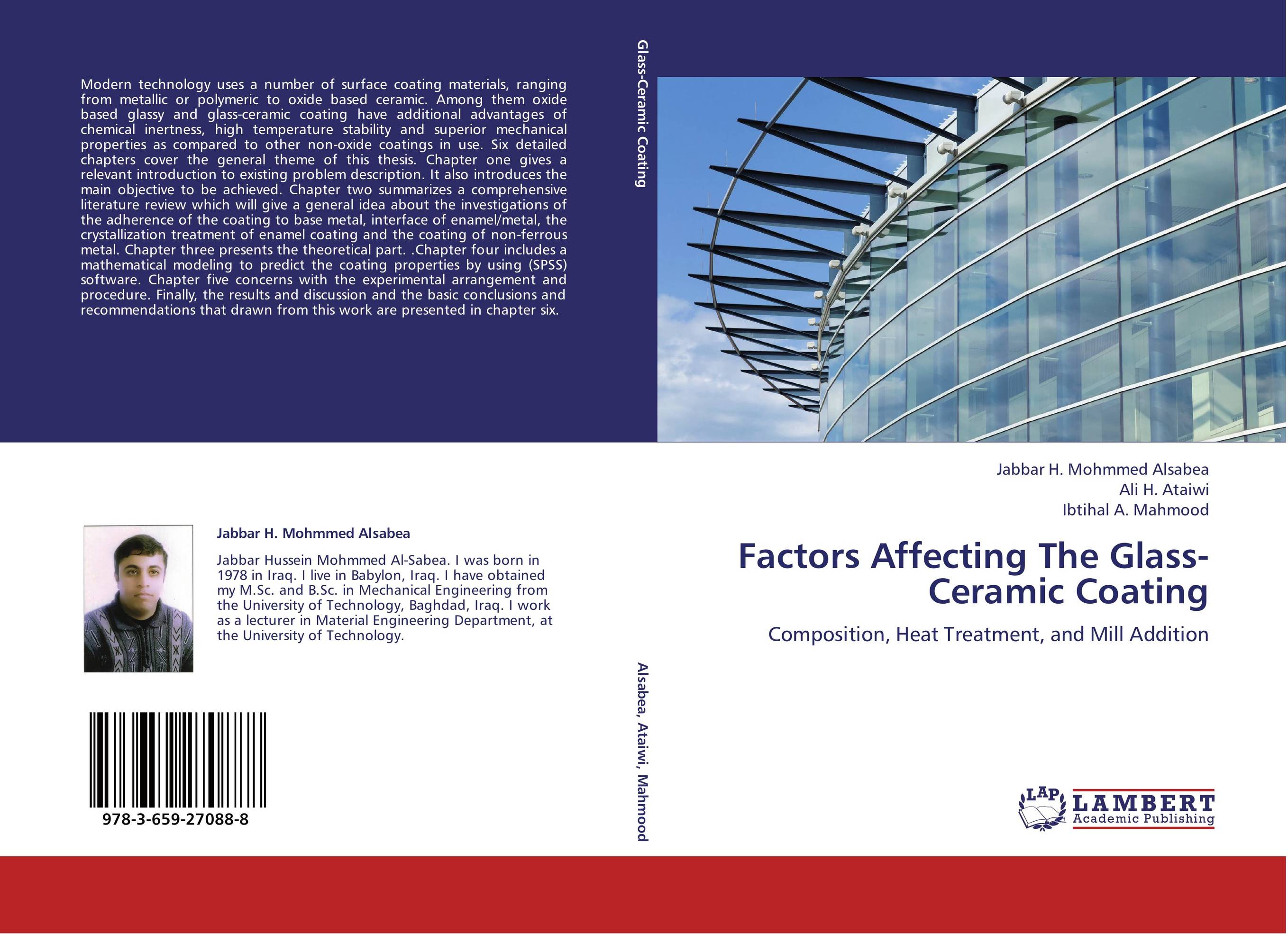 Factors Affecting The Glass-Ceramic Coating. Composition, Heat Treatment, and Mill Addition.