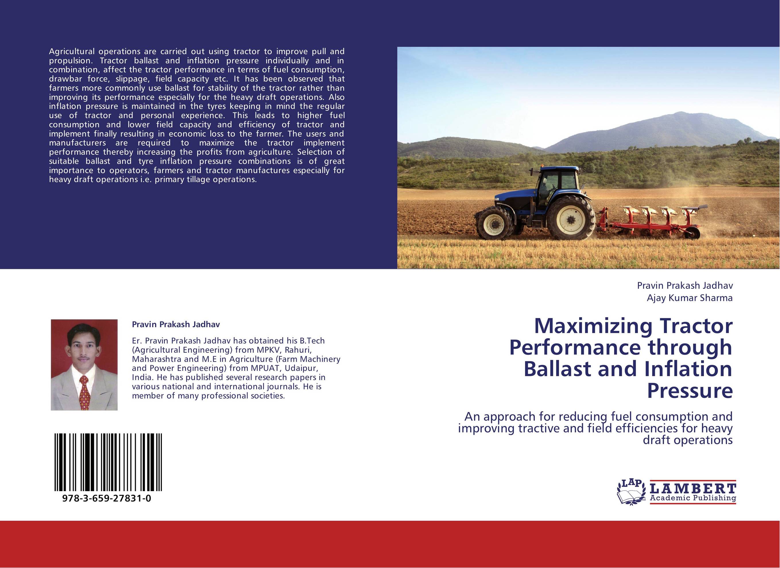 Maximizing Tractor Performance through Ballast and Inflation Pressure. An approach for reducing fuel consumption and improving tractive and field efficiencies for heavy draft operations.