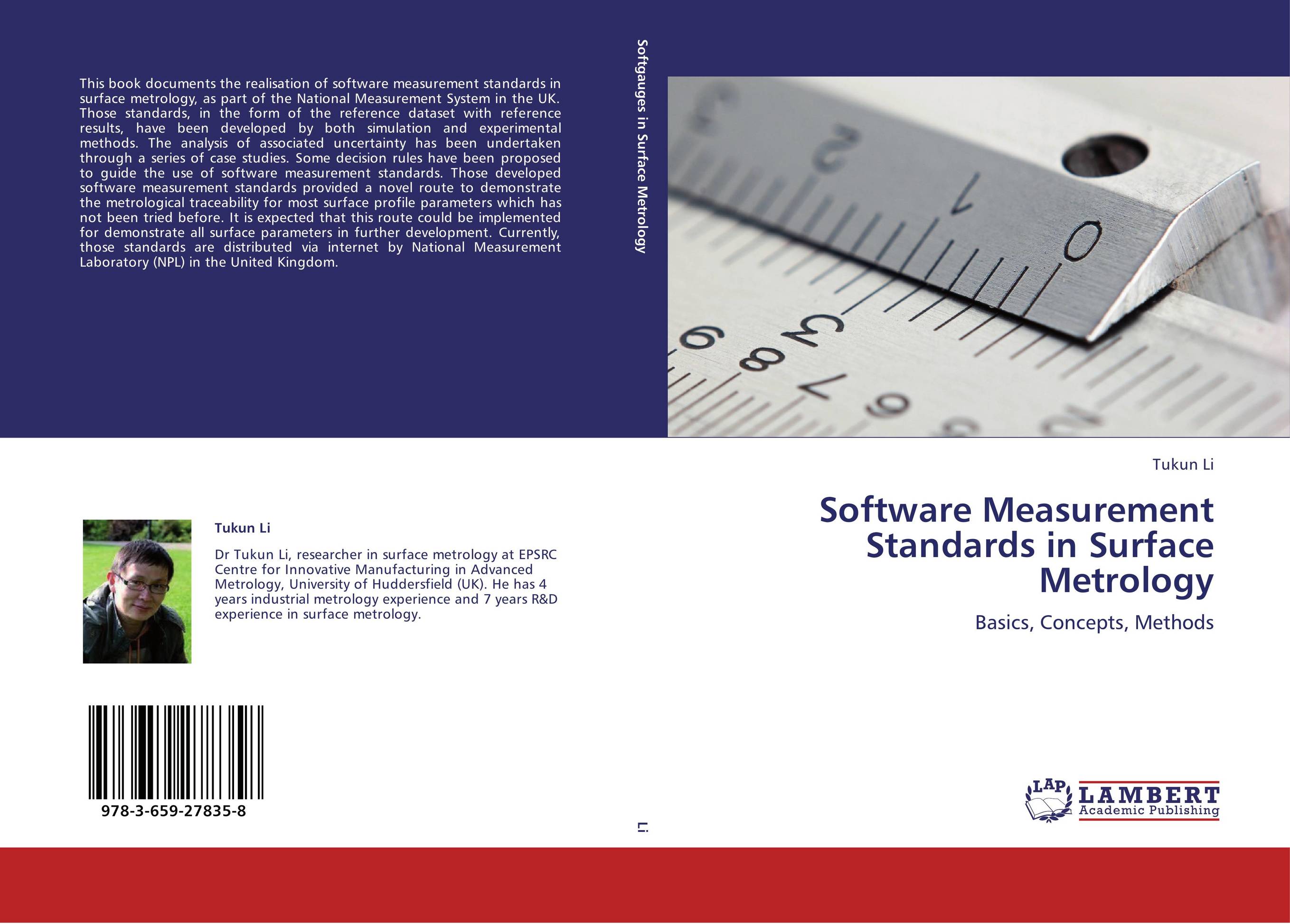 Software Measurement Standards in Surface Metrology. Basics, Concepts, Methods.