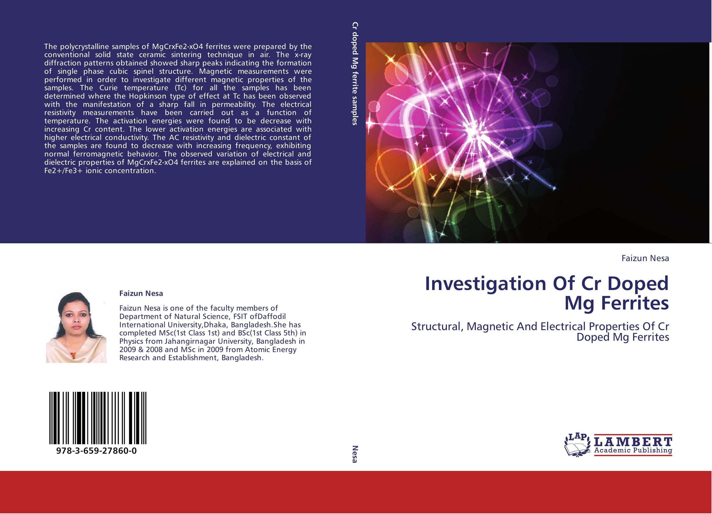 Investigation Of Cr Doped Mg Ferrites. Structural, Magnetic And Electrical Properties Of Cr Doped Mg Ferrites.