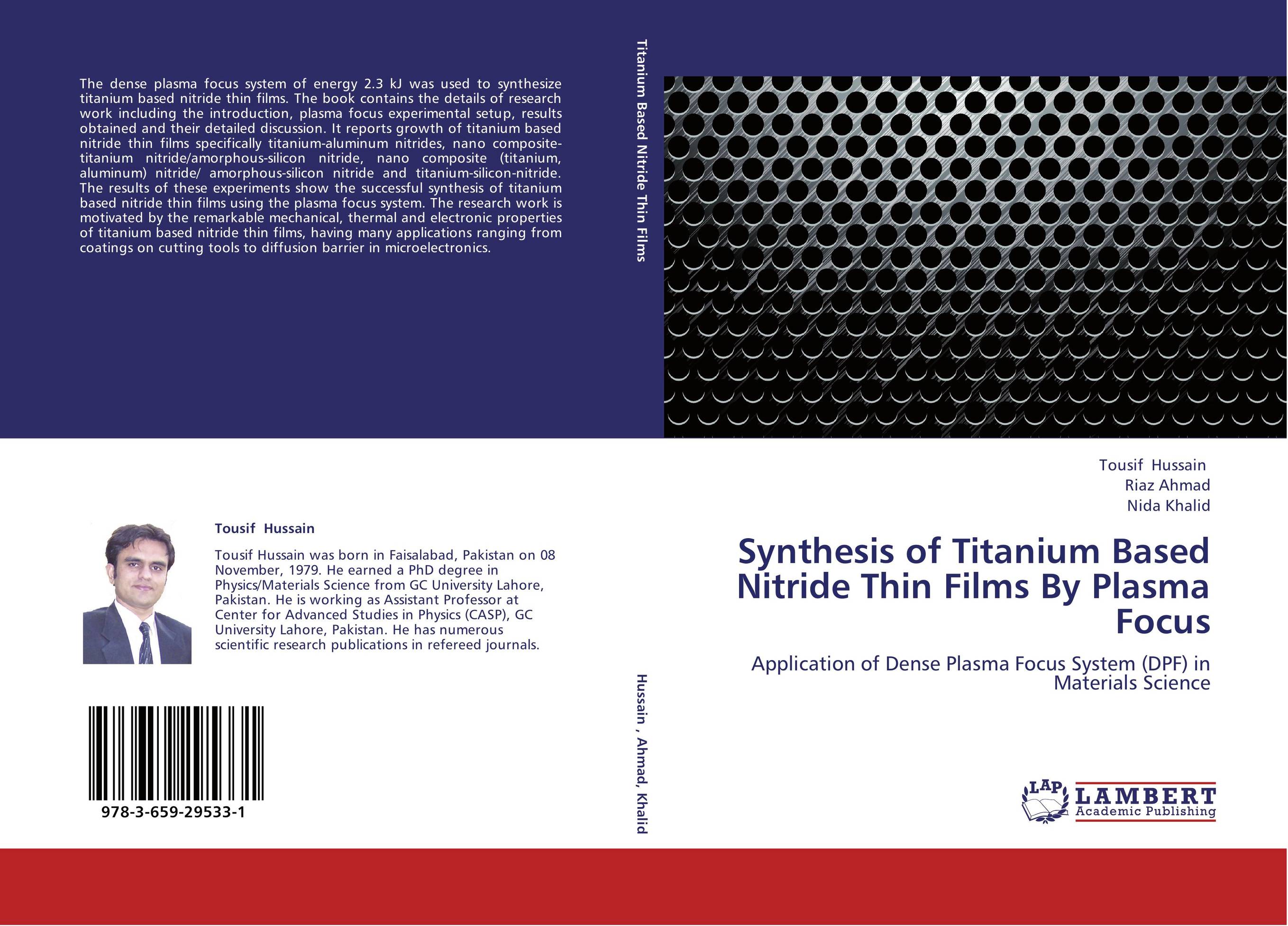 Synthesis of Titanium Based Nitride Thin Films By Plasma Focus. Application of Dense Plasma Focus System (DPF) in Materials Science.