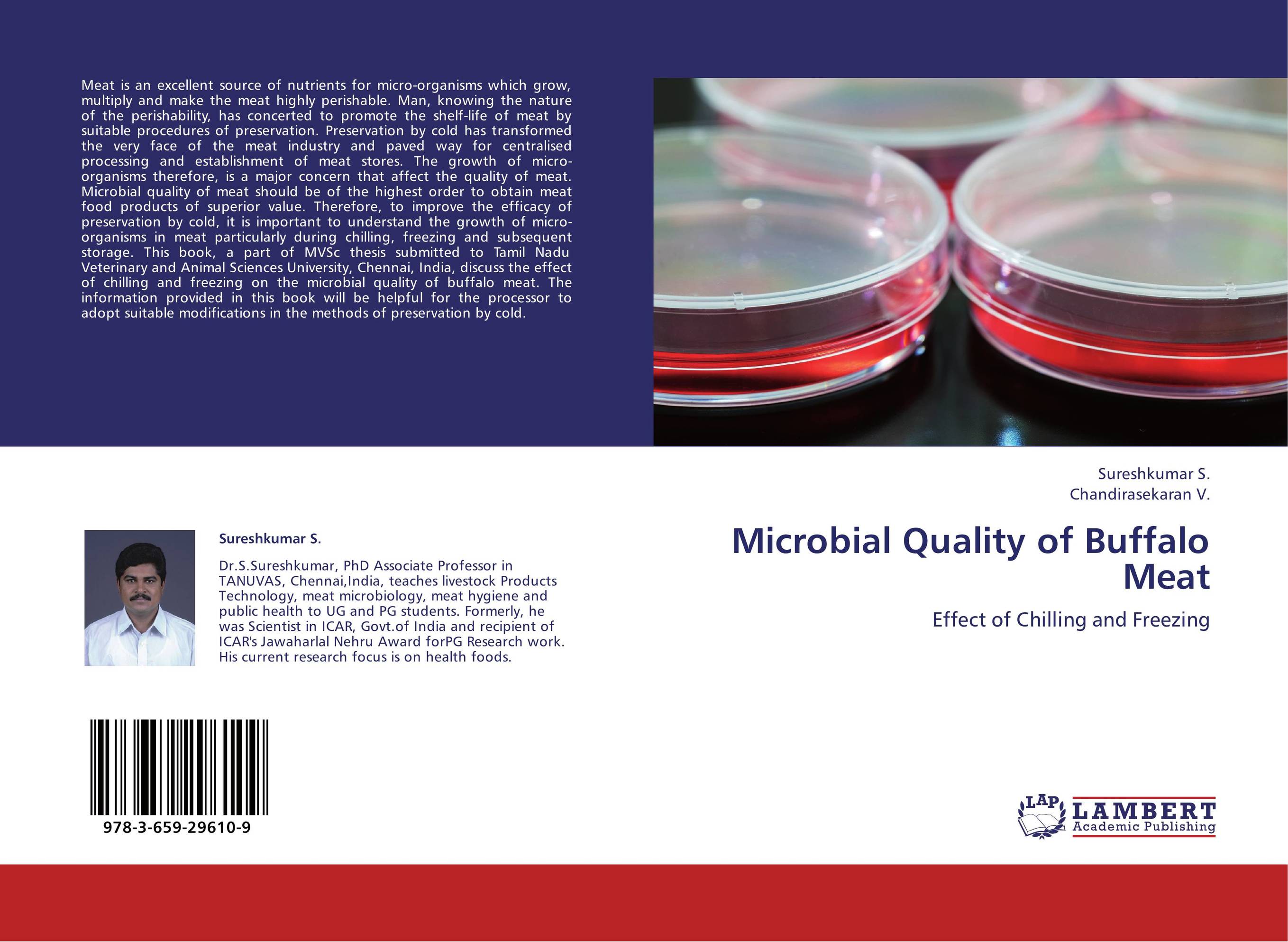 Microbial Quality of Buffalo Meat. Effect of Chilling and Freezing.