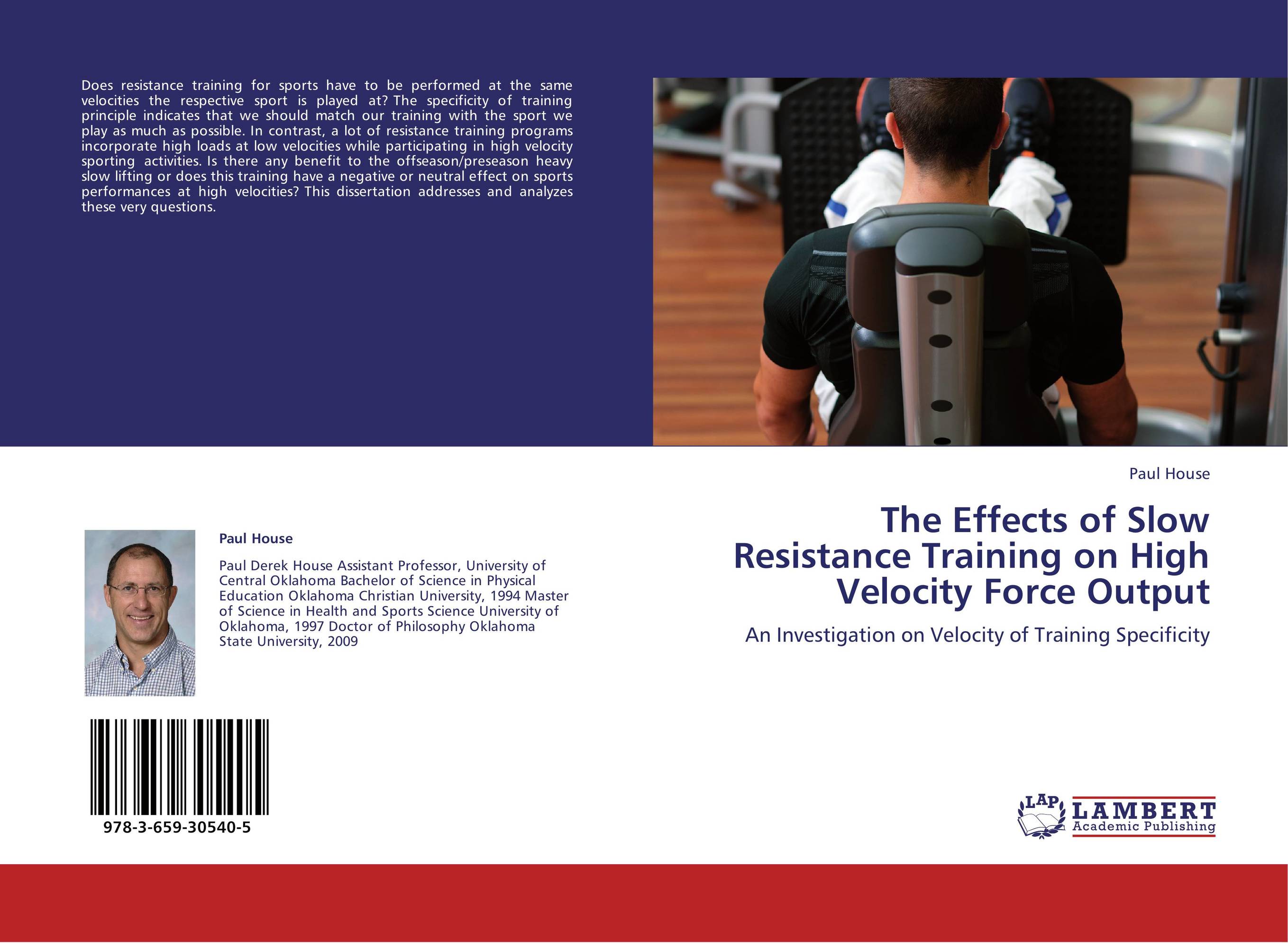 The Effects of Slow Resistance Training on High Velocity Force Output. An Investigation on Velocity of Training Specificity.