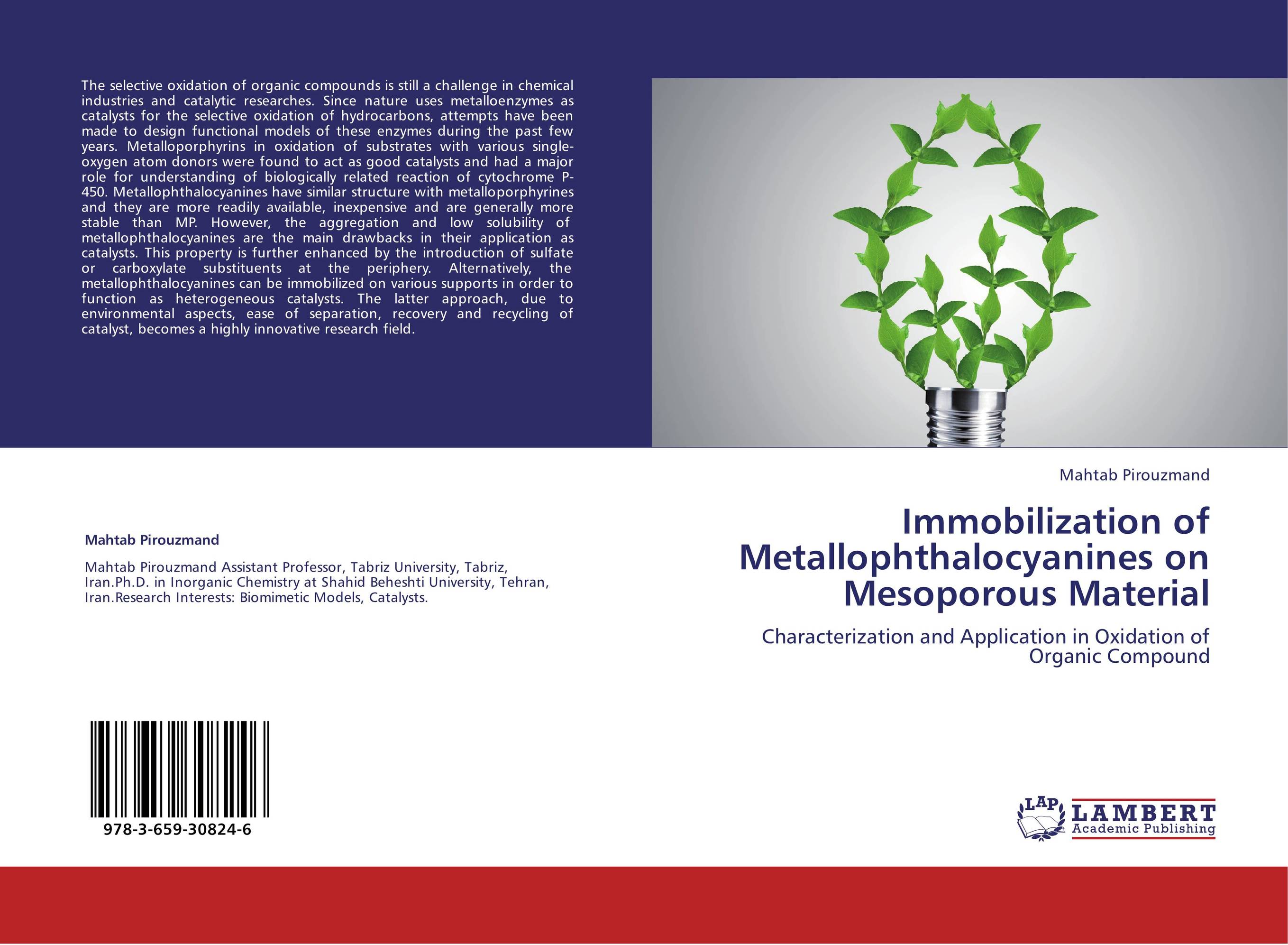 Immobilization of Metallophthalocyanines on Mesoporous Material. Characterization and Application in Oxidation of Organic Compound.