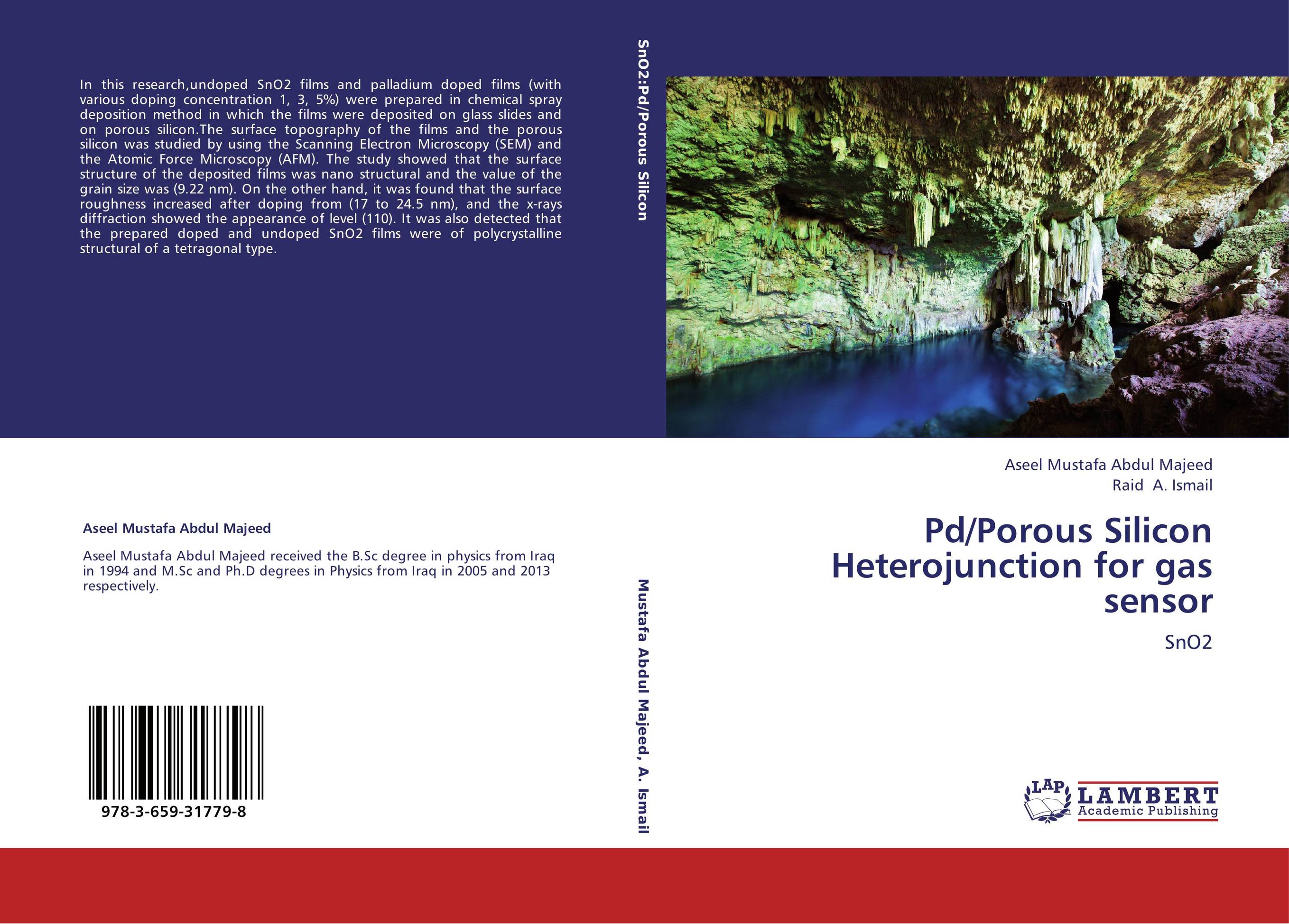 Pd/Porous Silicon Heterojunction for gas sensor. SnO2.