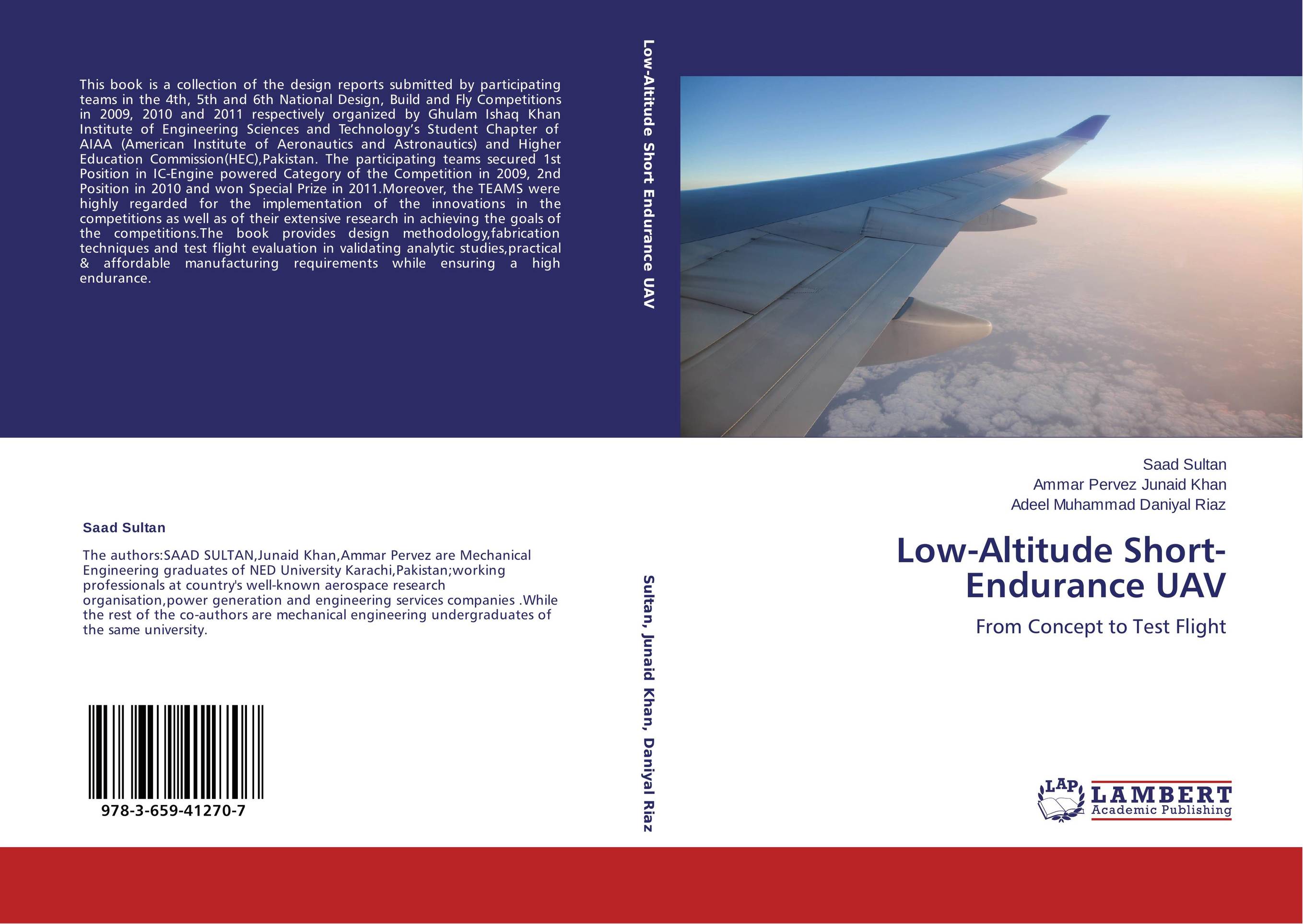 Low-Altitude Short-Endurance UAV. From Concept to Test Flight.