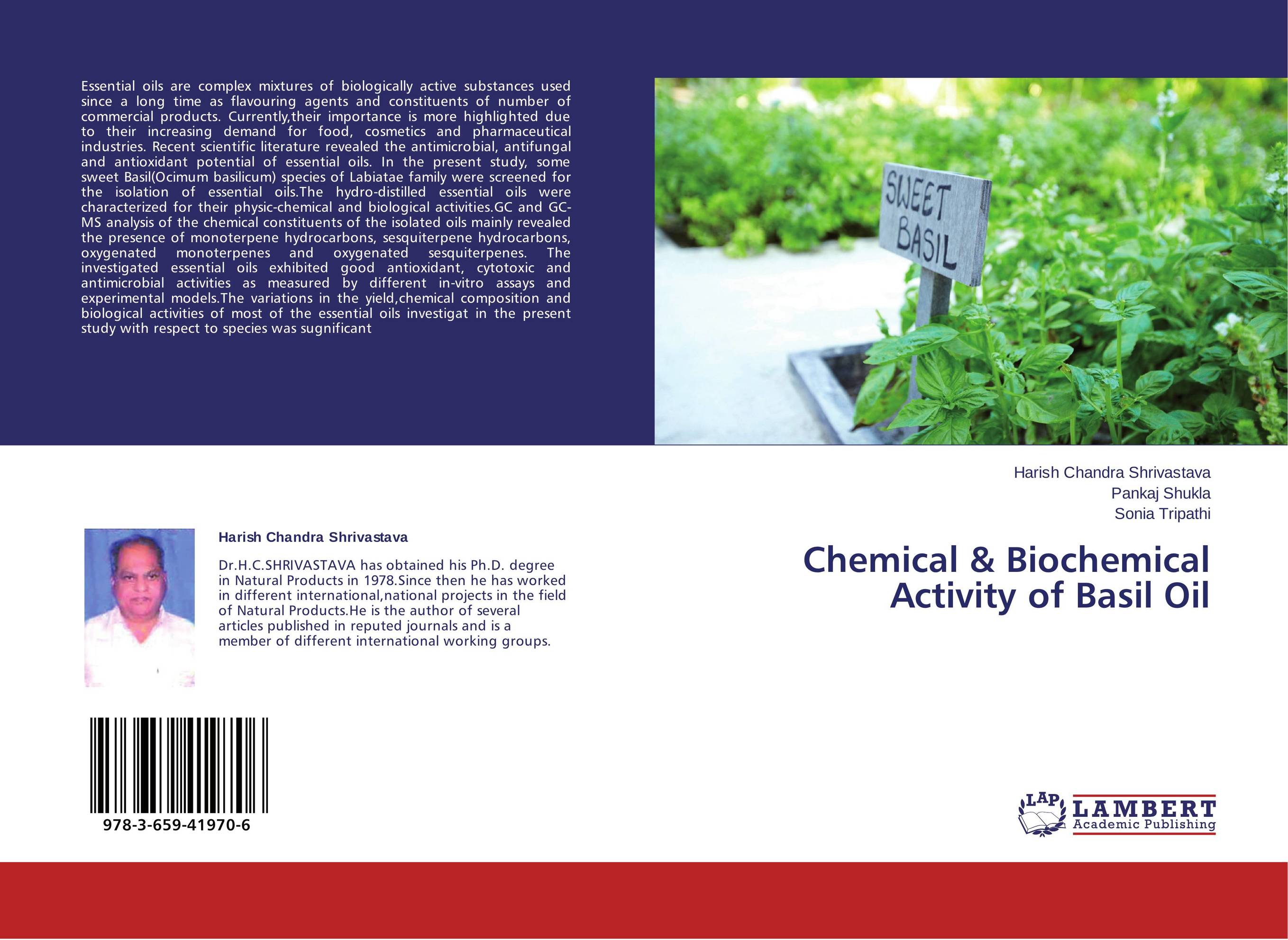 Chemical &amp;amp; Biochemical Activity of Basil Oil..