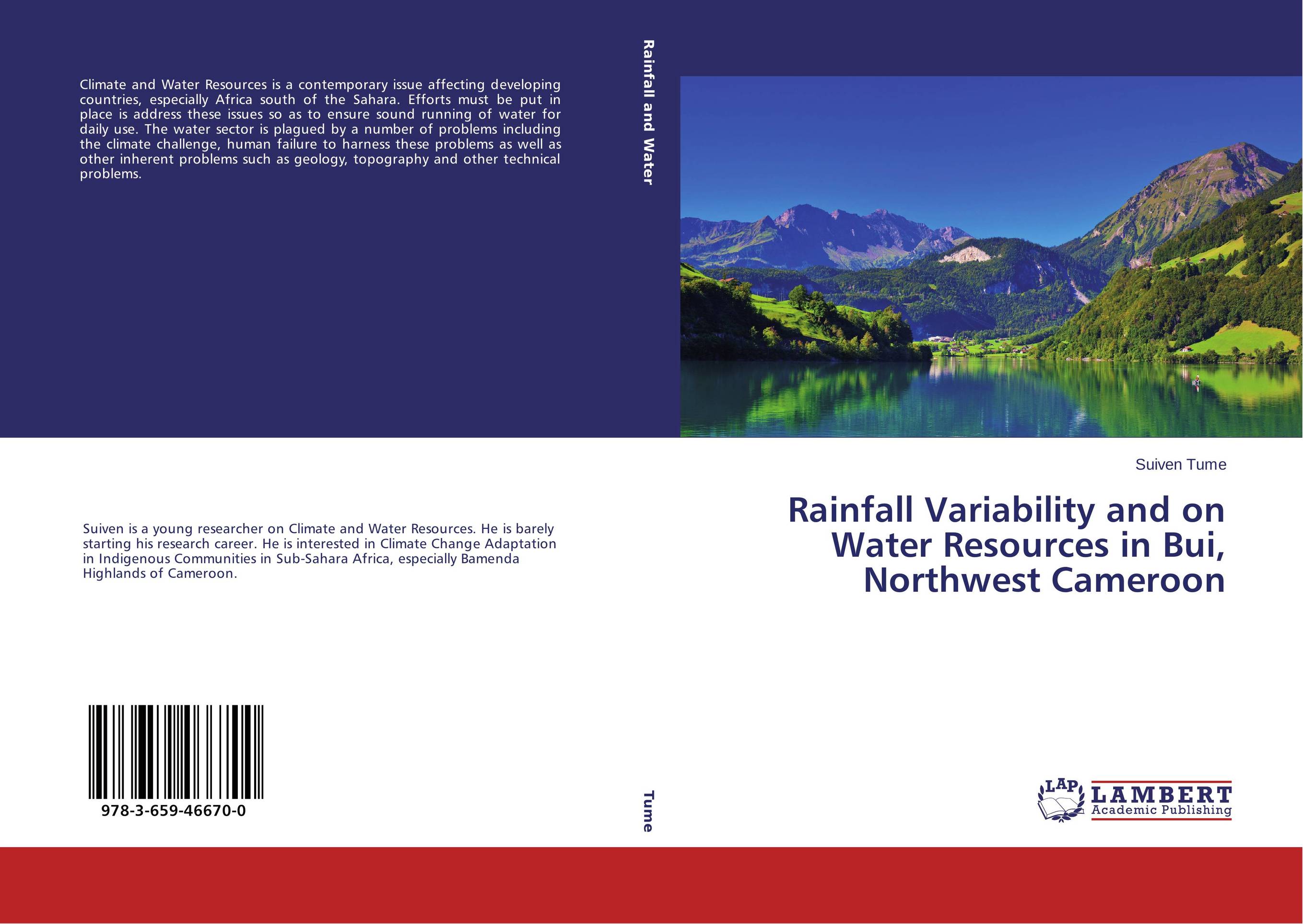 Rainfall Variability and on Water Resources in Bui, Northwest Cameroon..