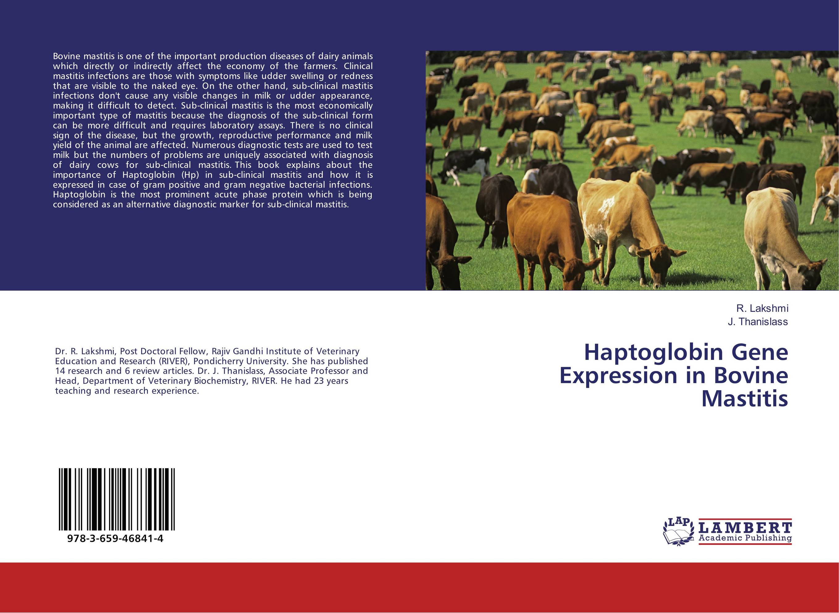 Haptoglobin Gene Expression in Bovine Mastitis..