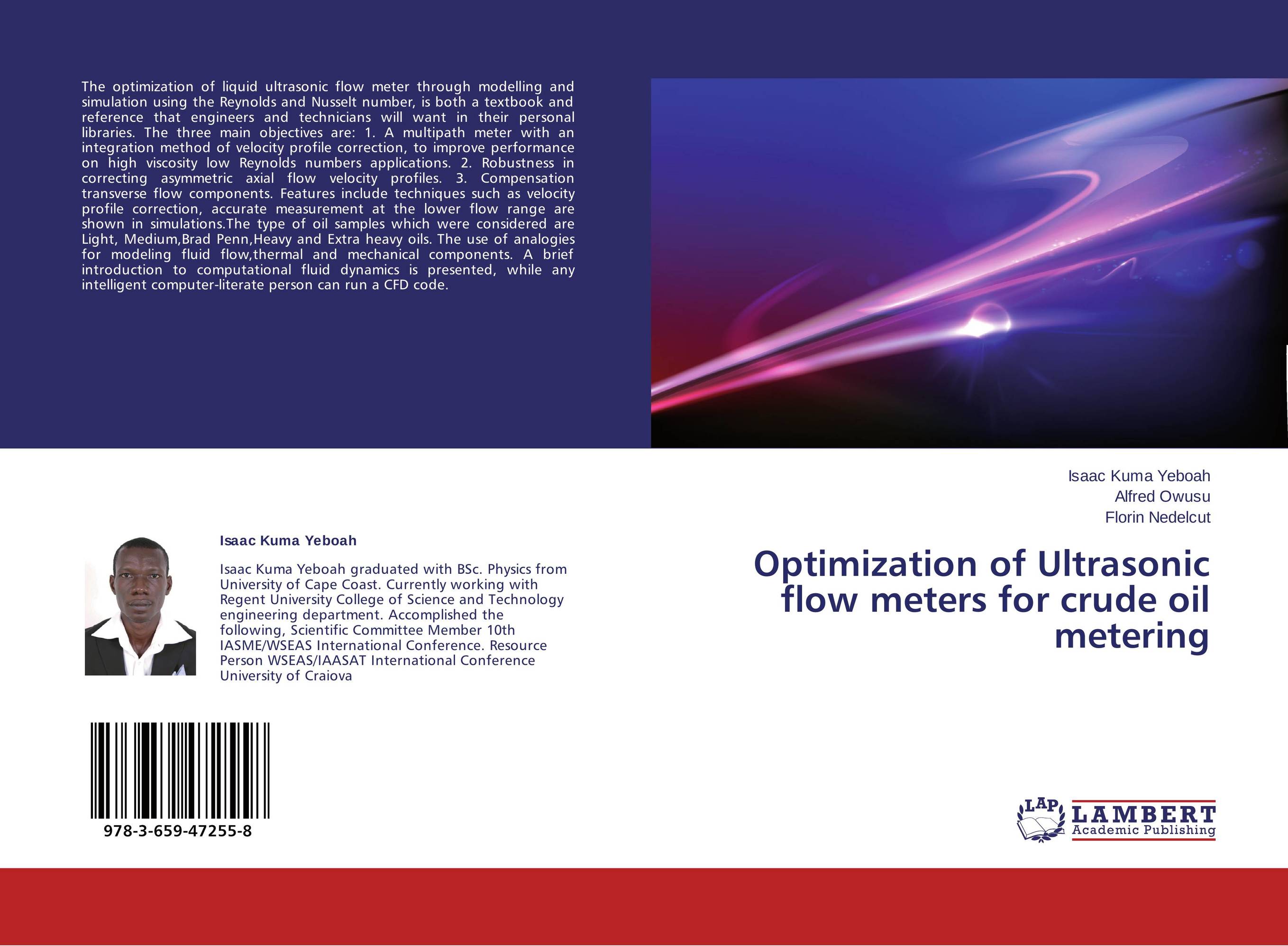 Optimization of Ultrasonic flow meters for crude oil metering..