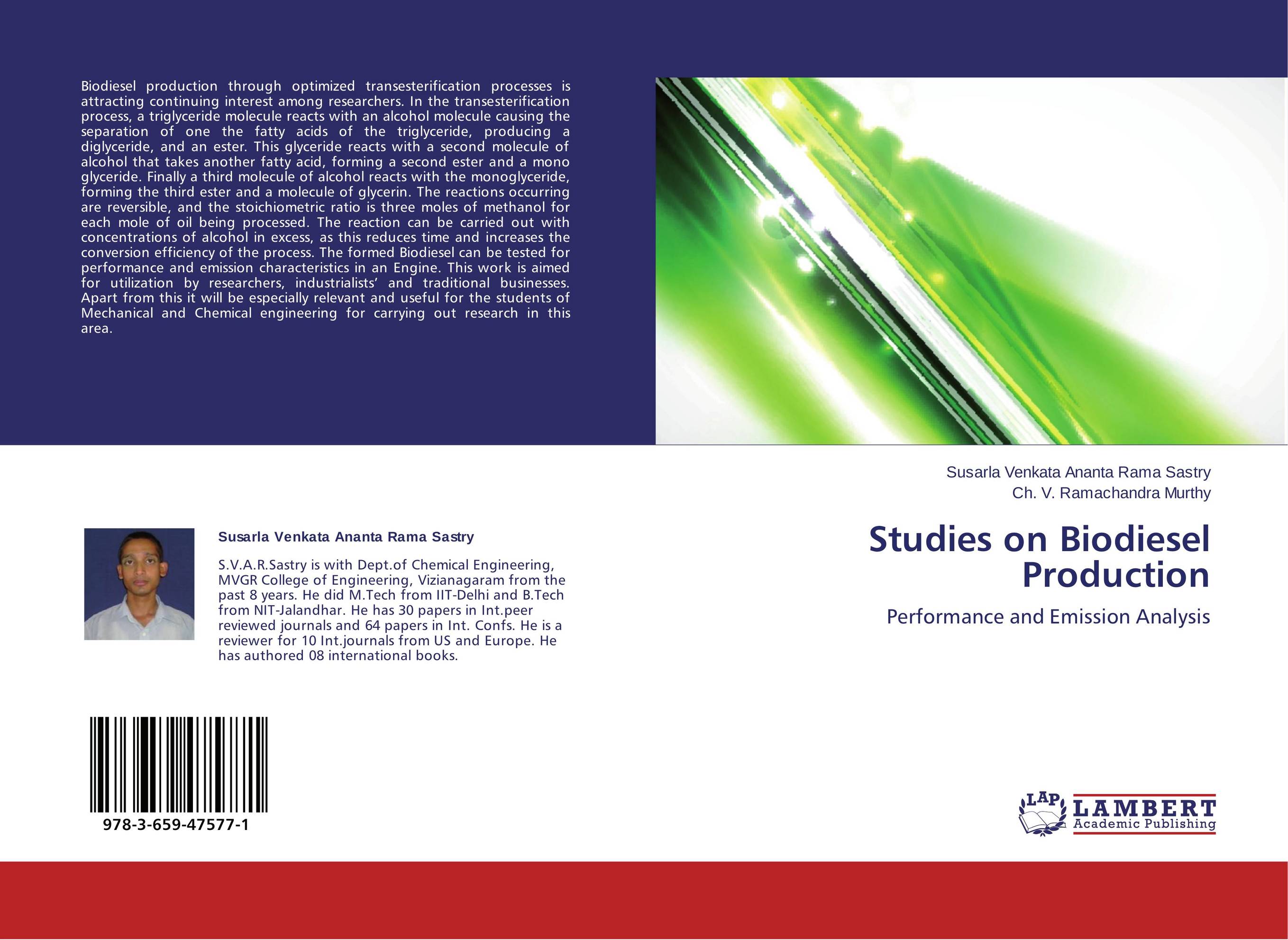 Studies on Biodiesel Production. Performance and Emission Analysis.