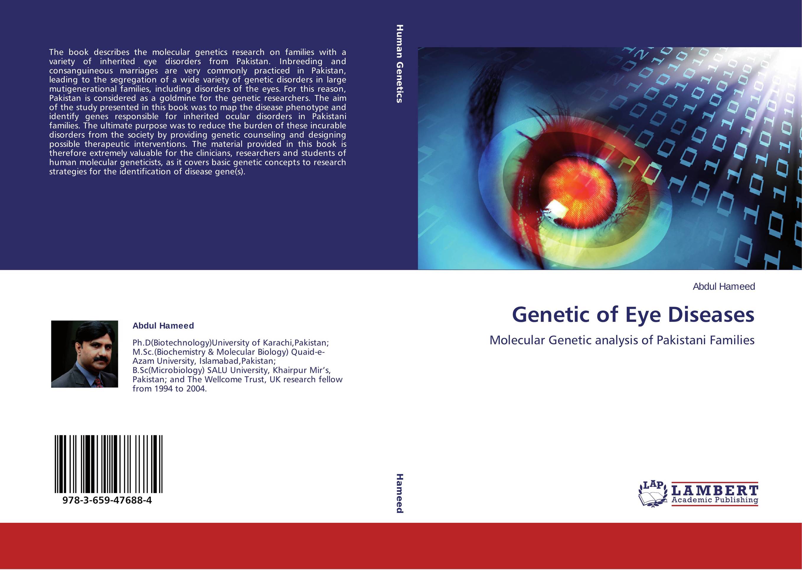 Genetic of Eye Diseases. Molecular Genetic analysis of Pakistani Families.
