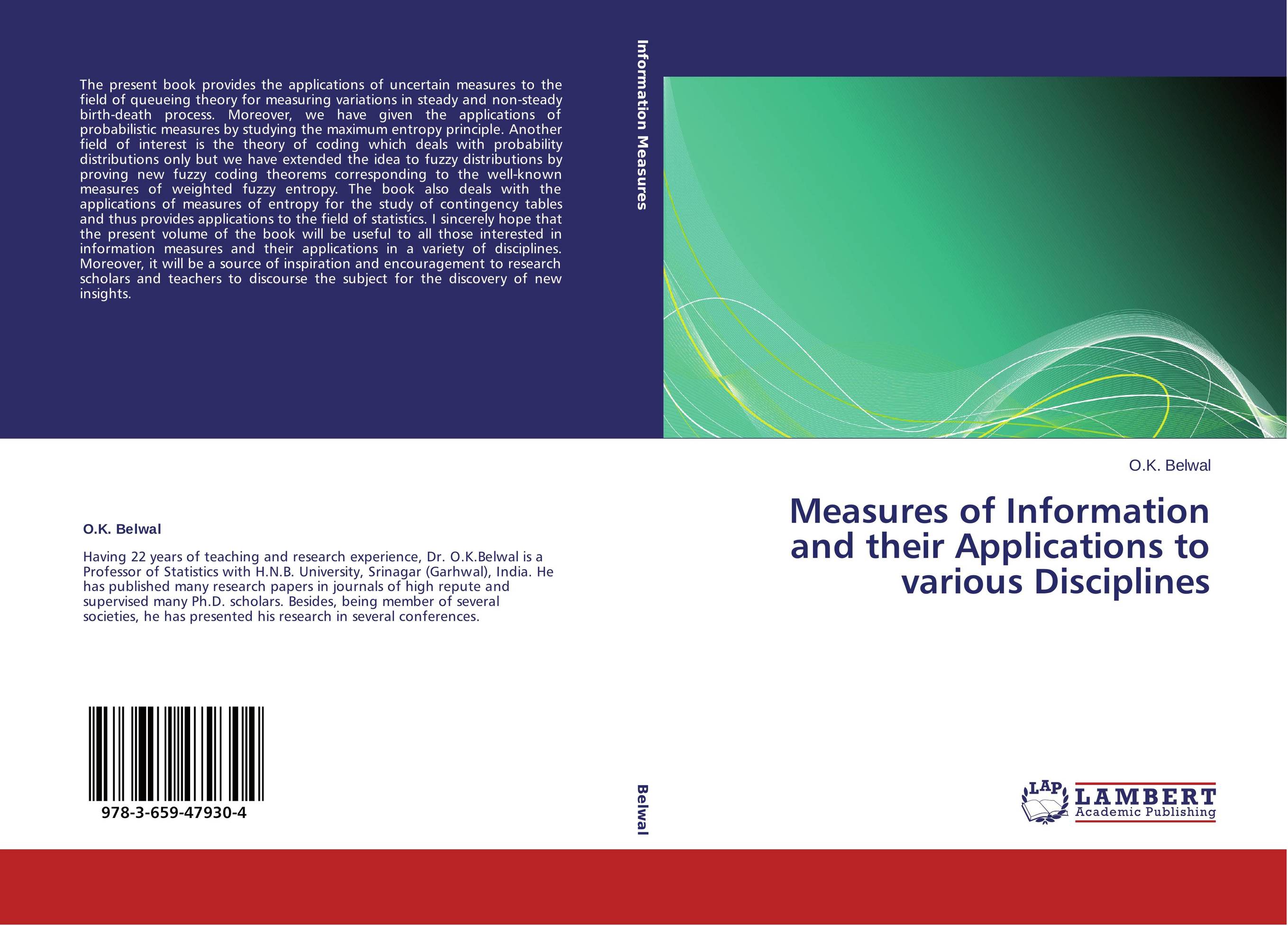 Measures of Information and their Applications to various Disciplines..