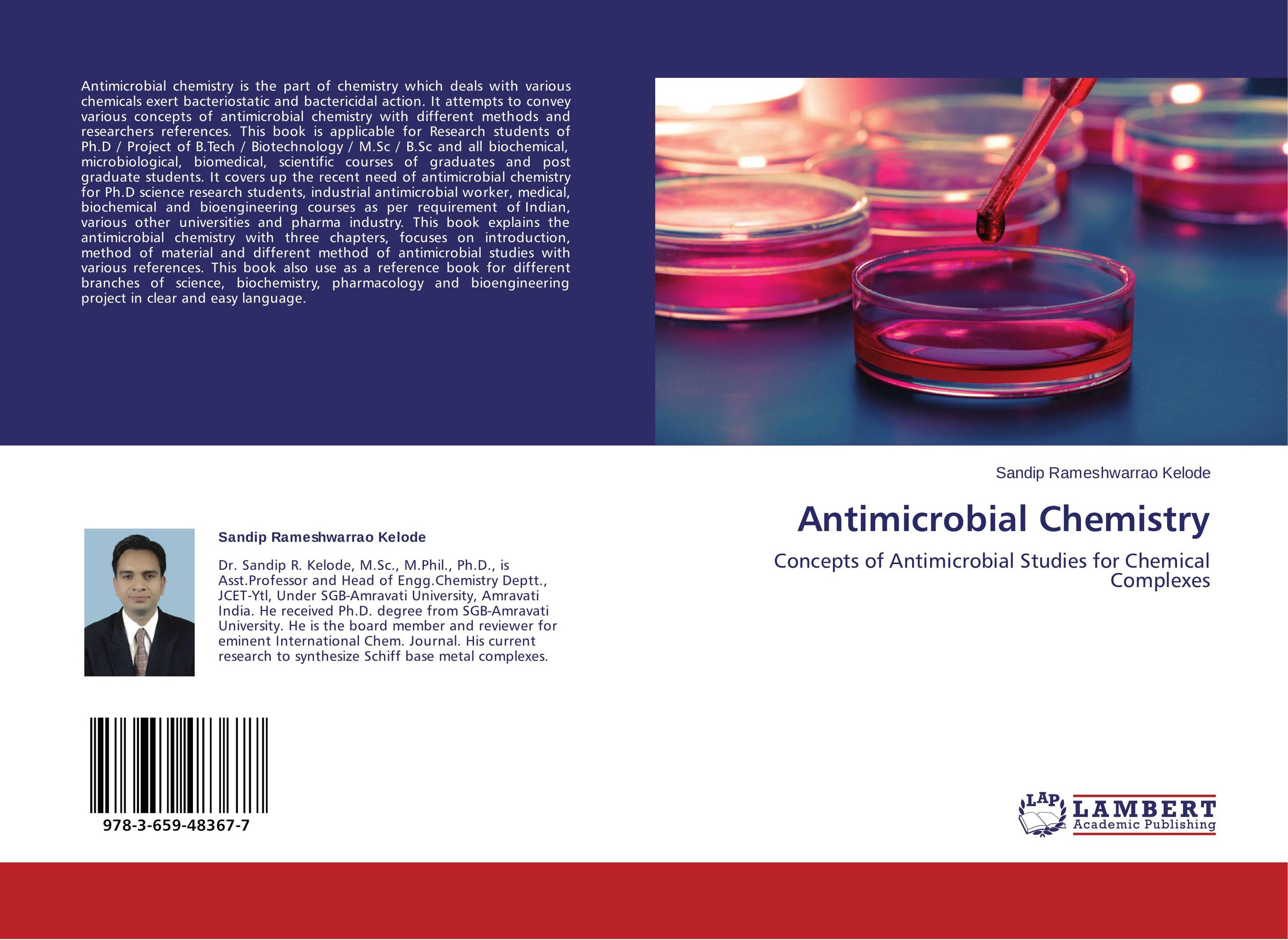 Antimicrobial Chemistry. Concepts of Antimicrobial Studies for Chemical Complexes.