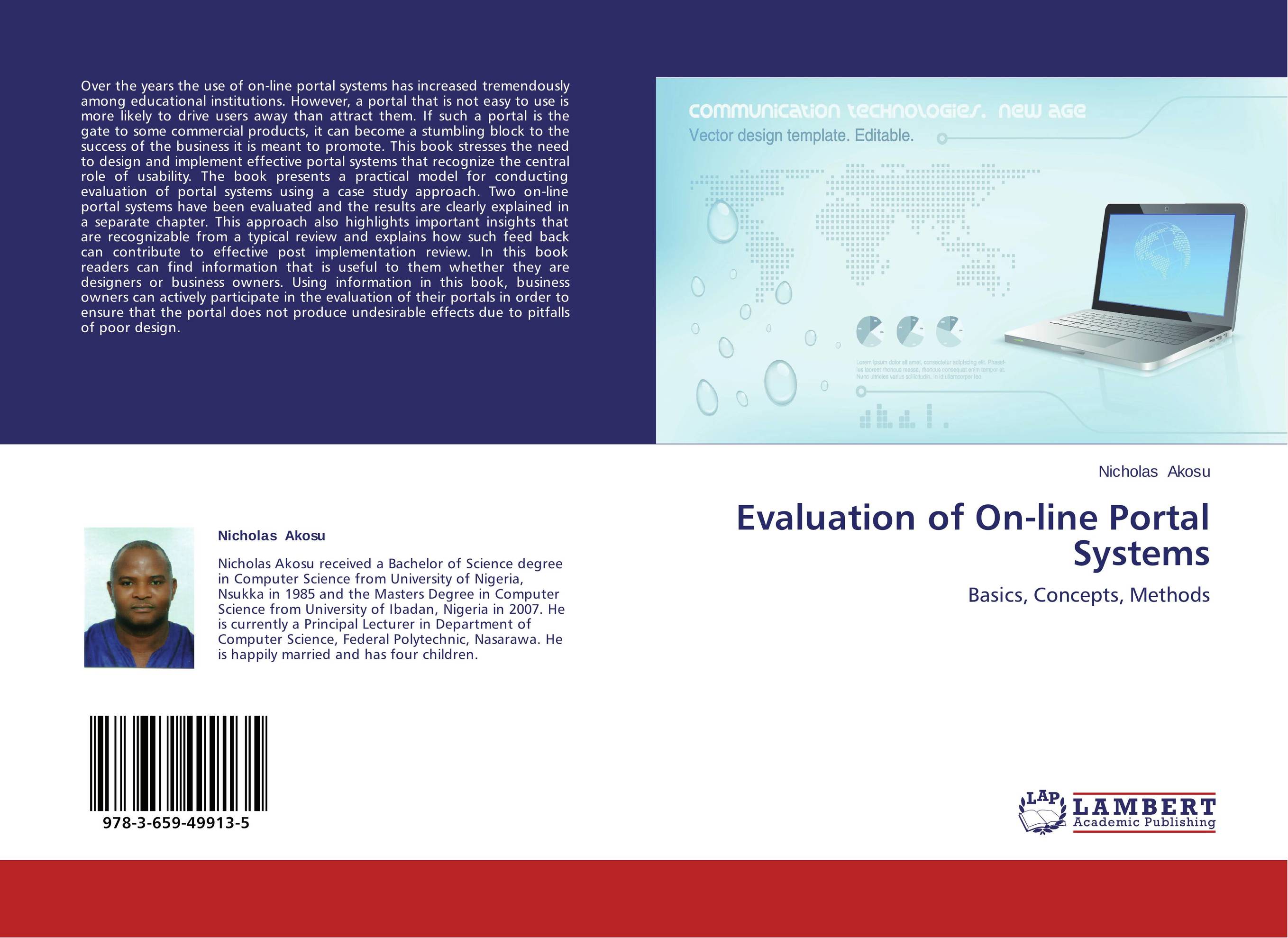 Evaluation of On-line Portal Systems. Basics, Concepts, Methods.