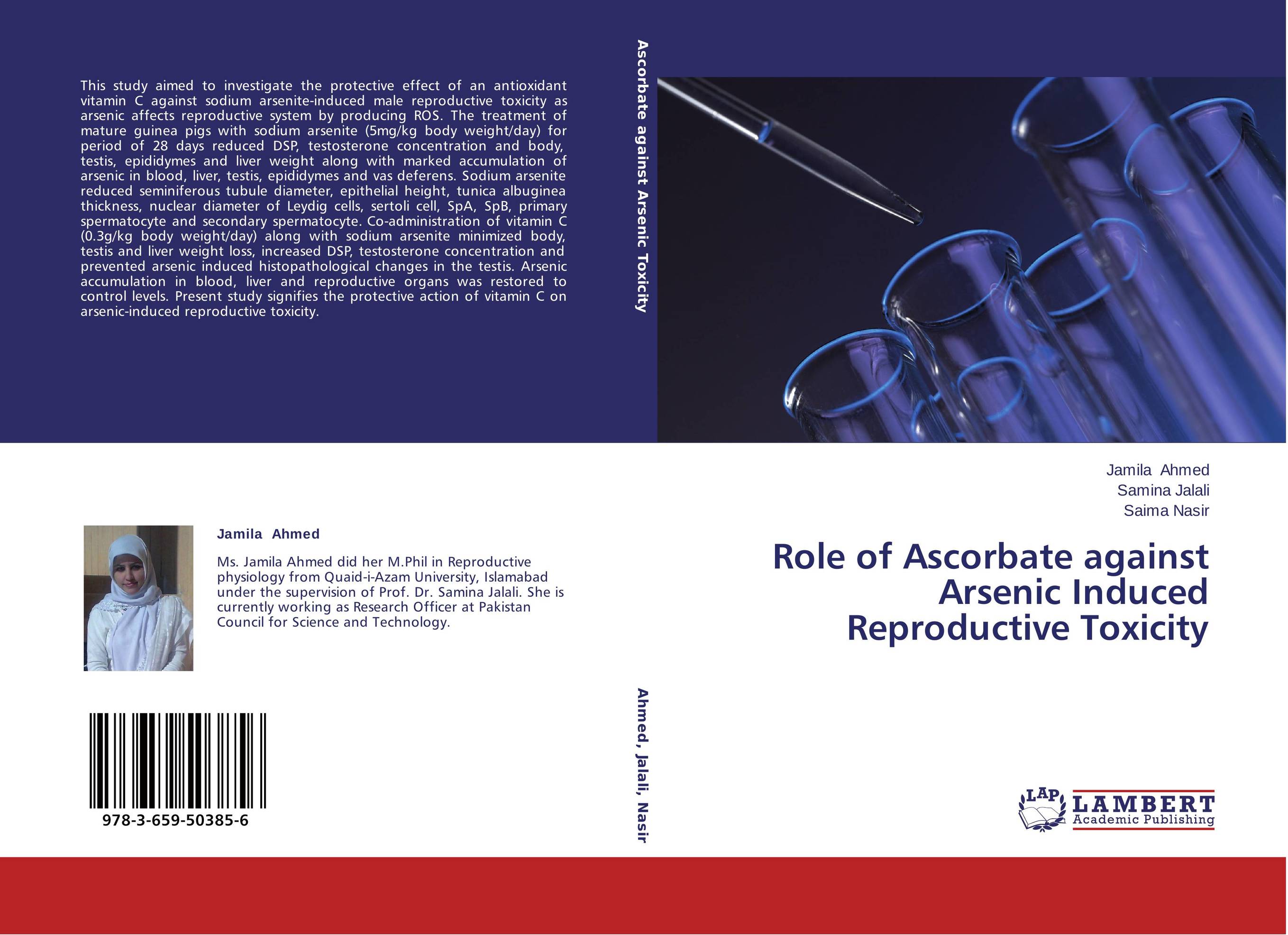 Role of Ascorbate against Arsenic Induced Reproductive Toxicity..