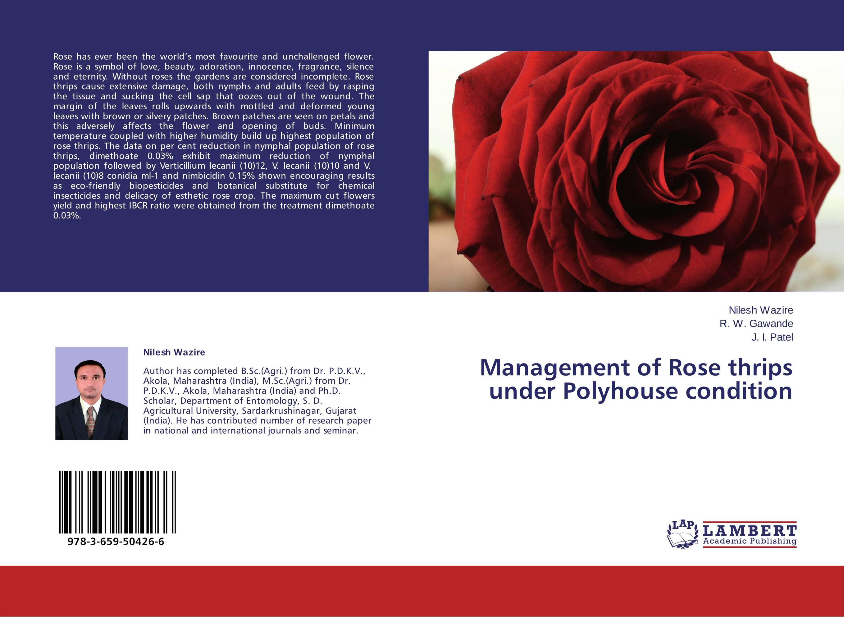 Management of Rose thrips under Polyhouse condition..