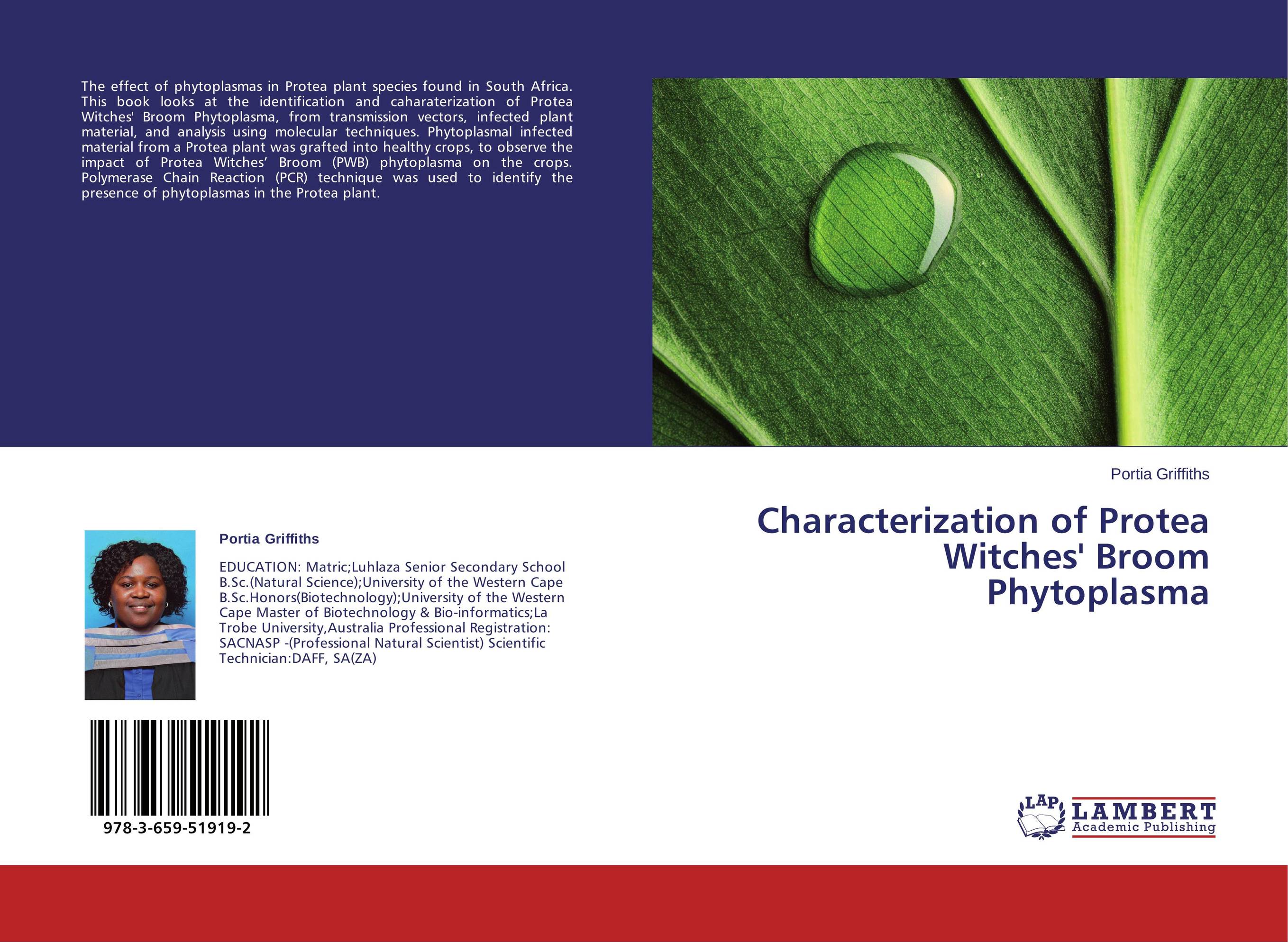 Characterization of Protea Witches' Broom Phytoplasma..