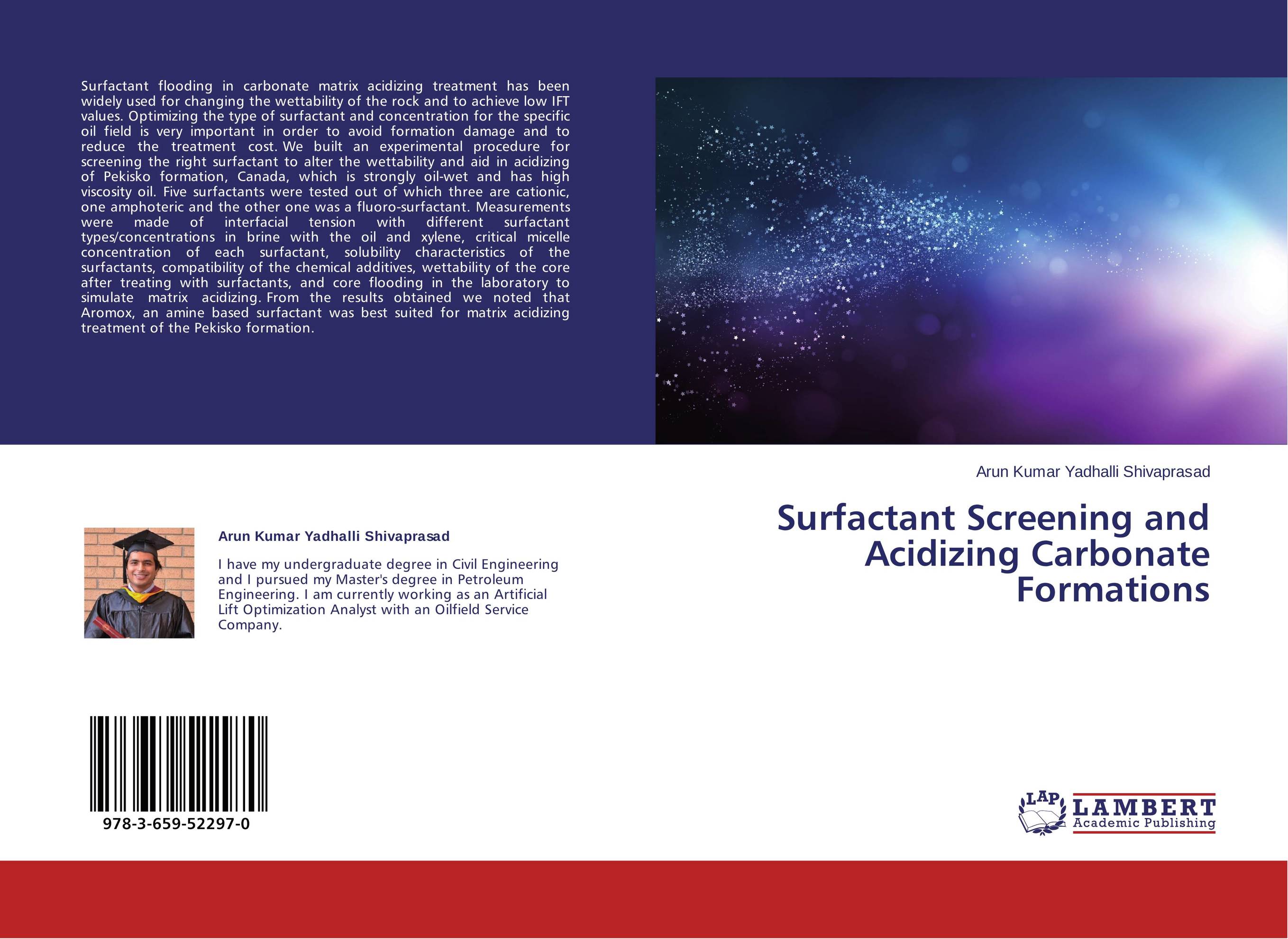 Surfactant Screening and Acidizing Carbonate Formations..