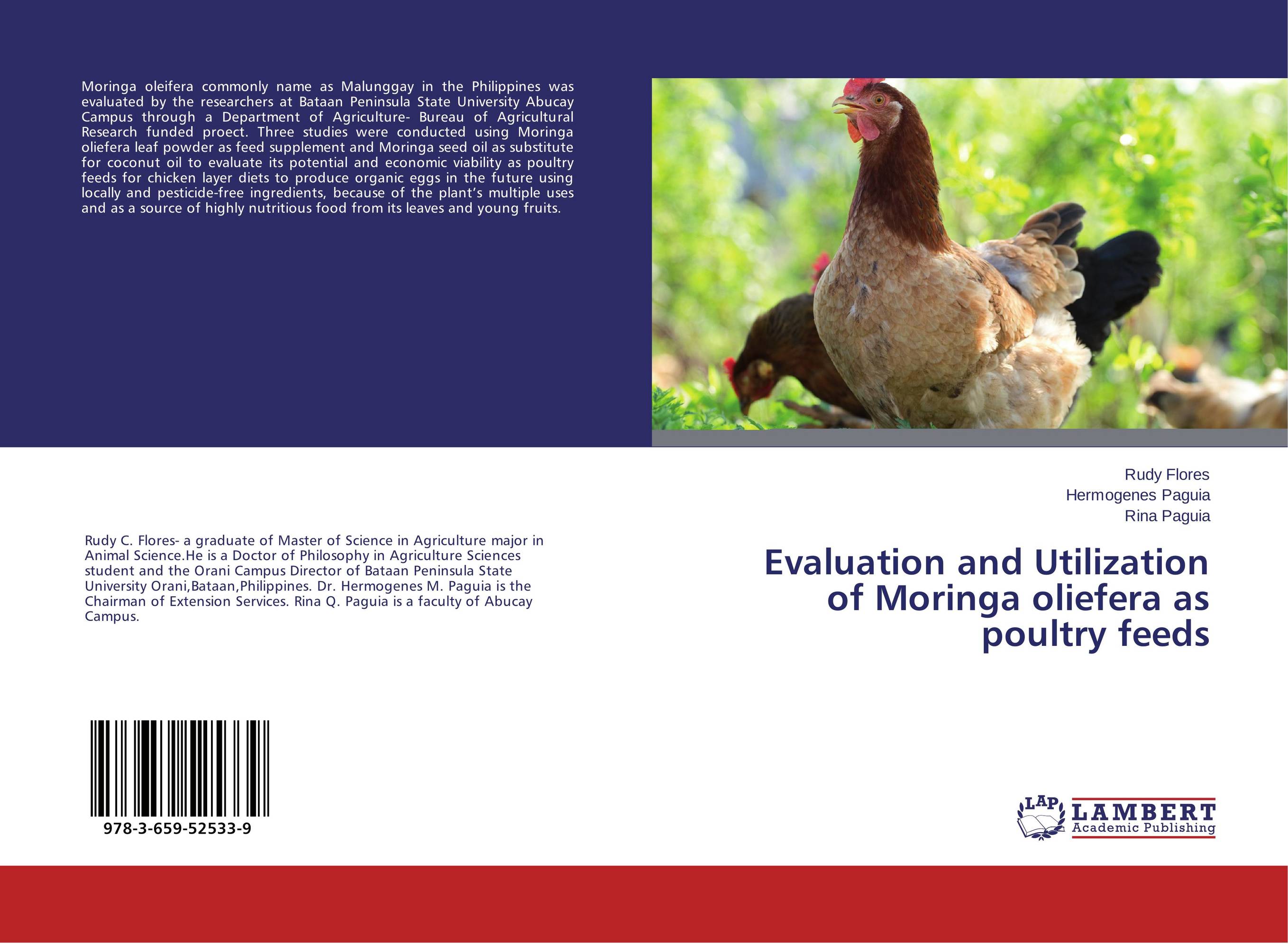 Evaluation and Utilization of Moringa oliefera as poultry feeds..
