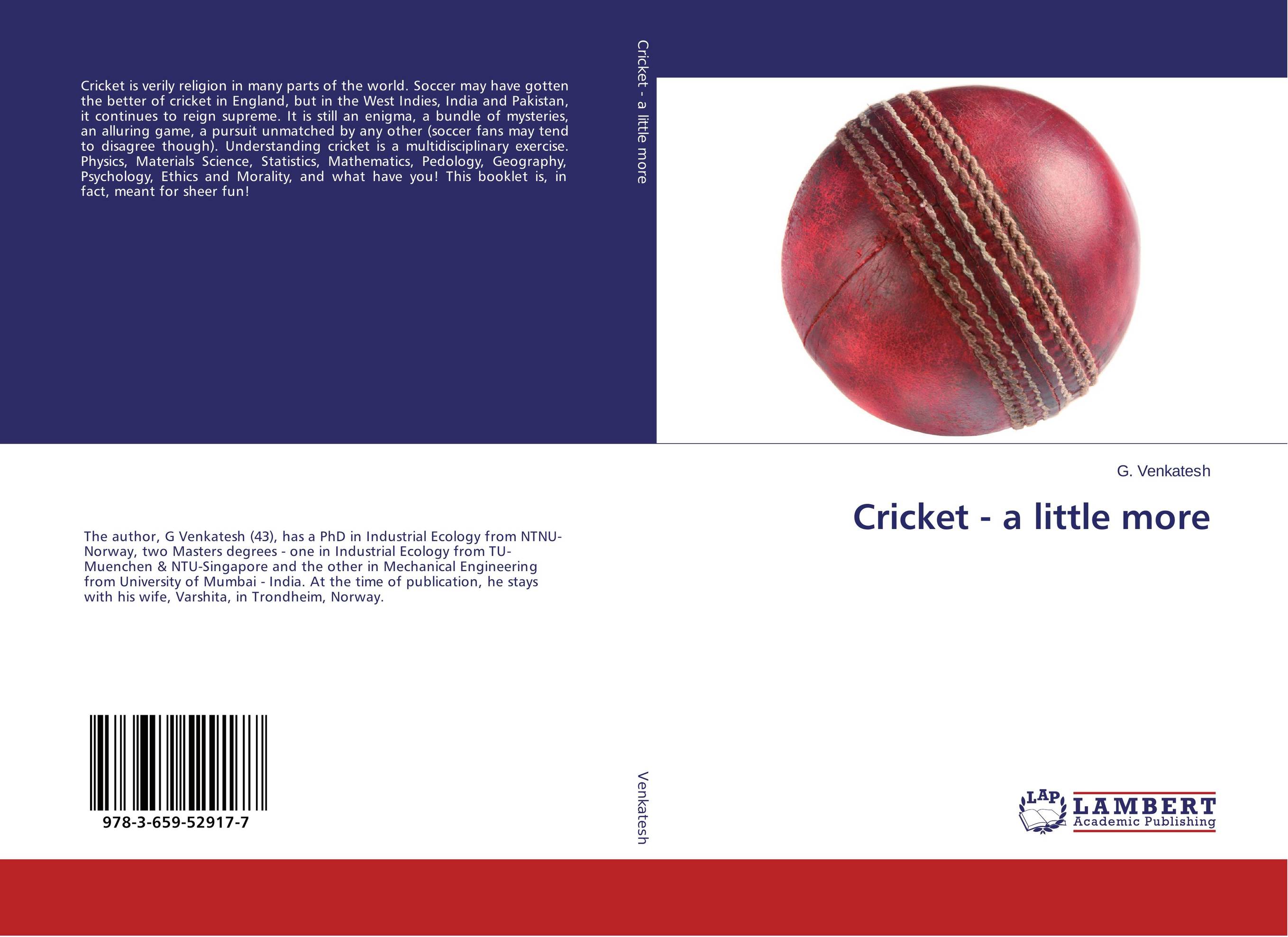 Cricket - a little more..