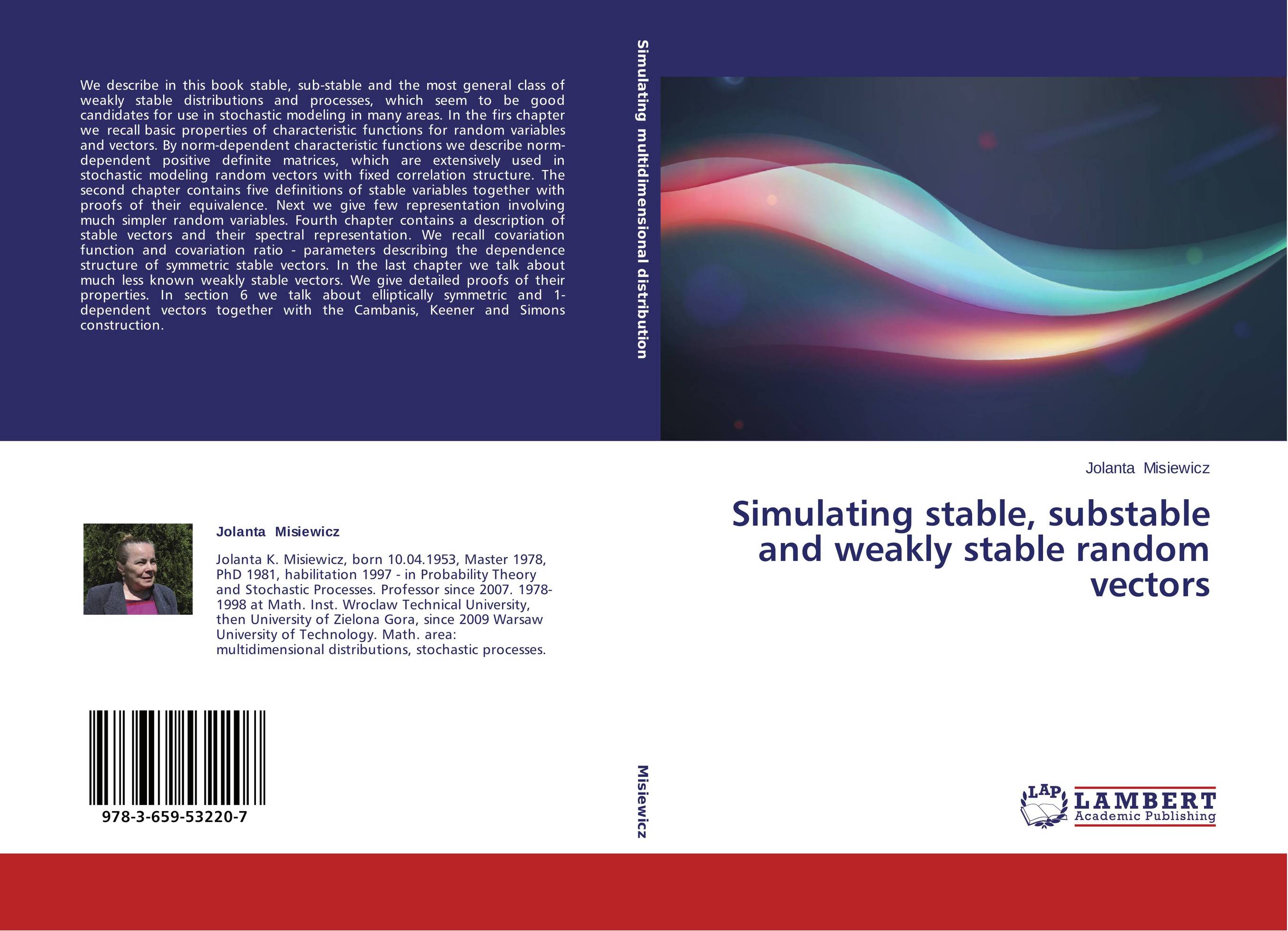 Simulating stable, substable and weakly stable random vectors..