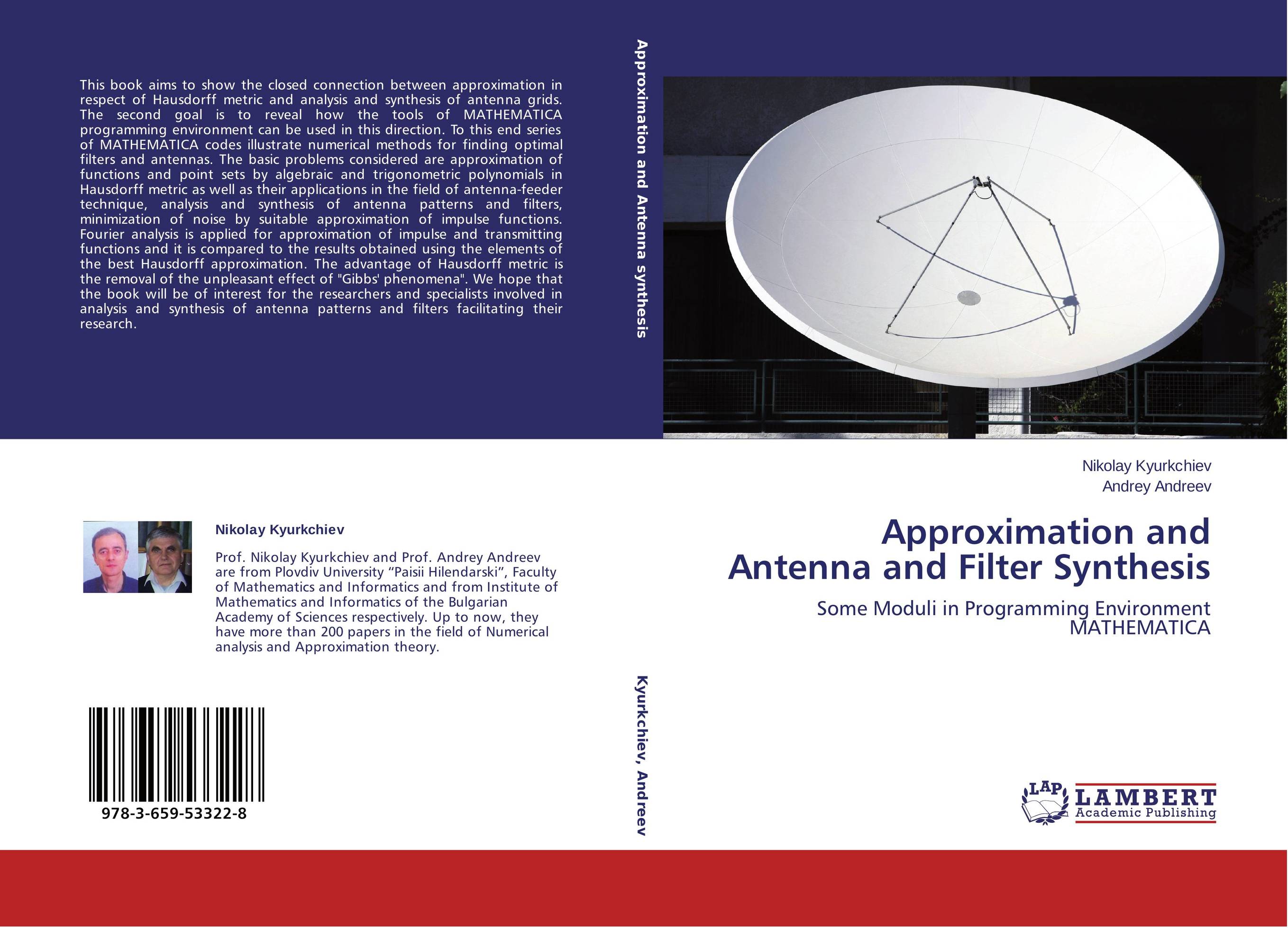 Approximation and Antenna and Filter Synthesis. Some Moduli in Programming Environment MATHEMATICA.