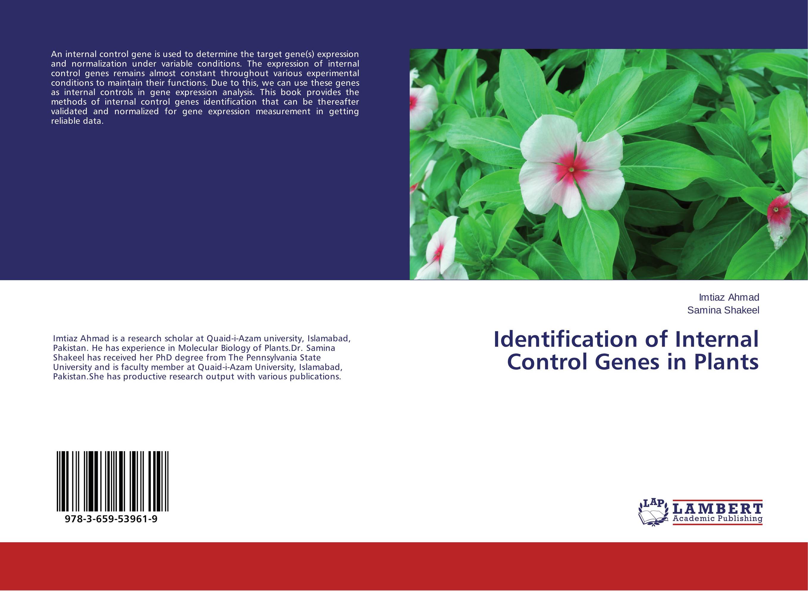 Identification of Internal Control Genes in Plants..