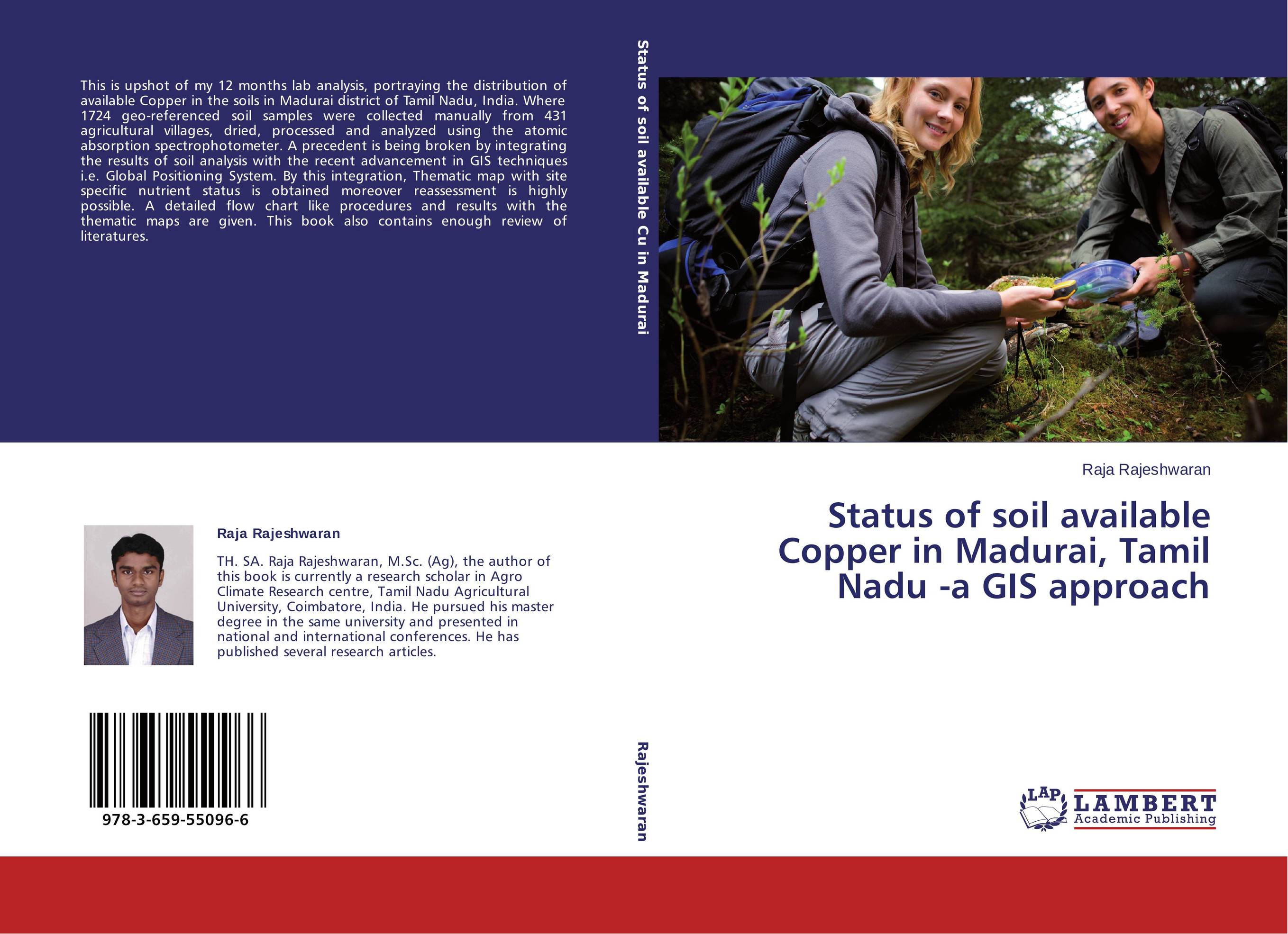 Status of soil available Copper in Madurai, Tamil Nadu -a GIS approach..