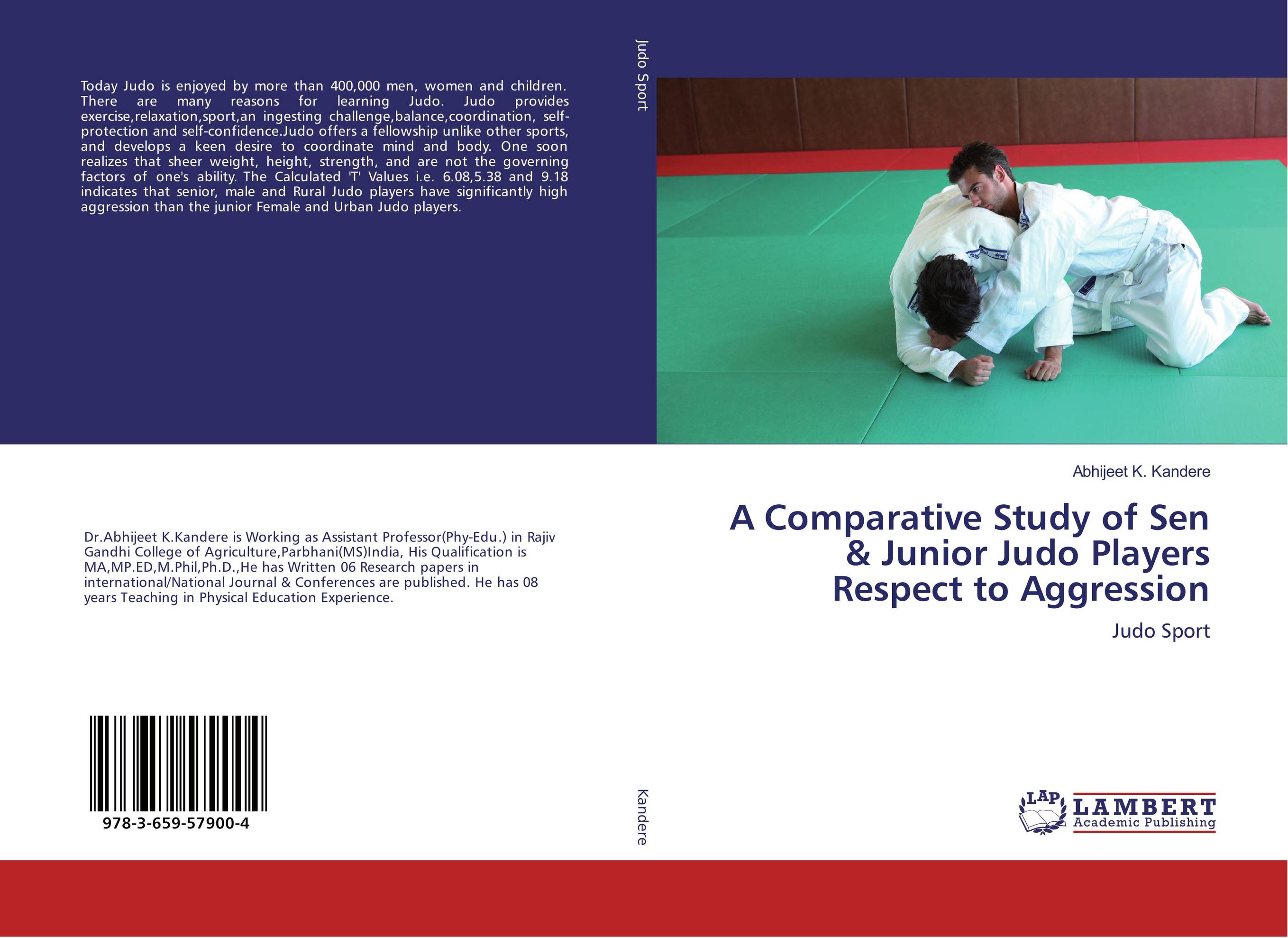 A Comparative Study of Sen &amp;amp; Junior Judo Players Respect to Aggression. Judo Sport.