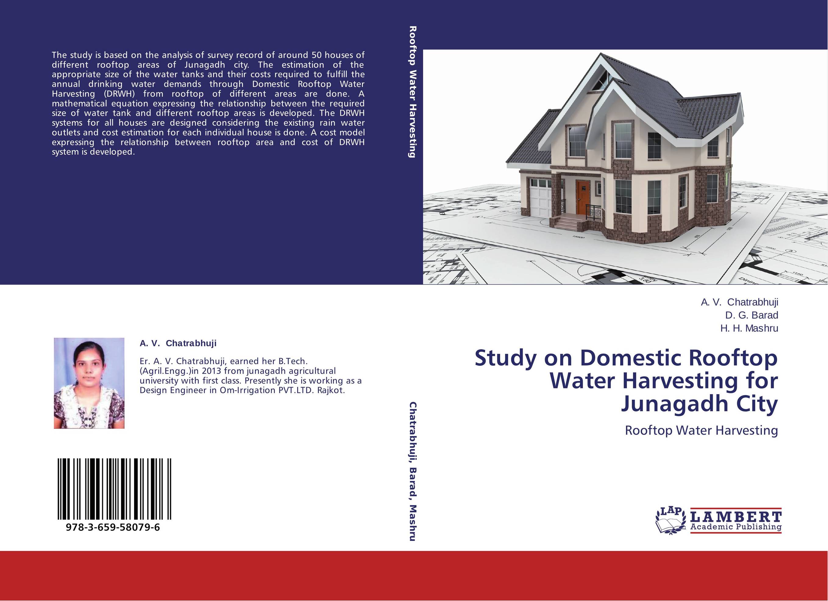 Study on Domestic Rooftop Water Harvesting for Junagadh City. Rooftop Water Harvesting.