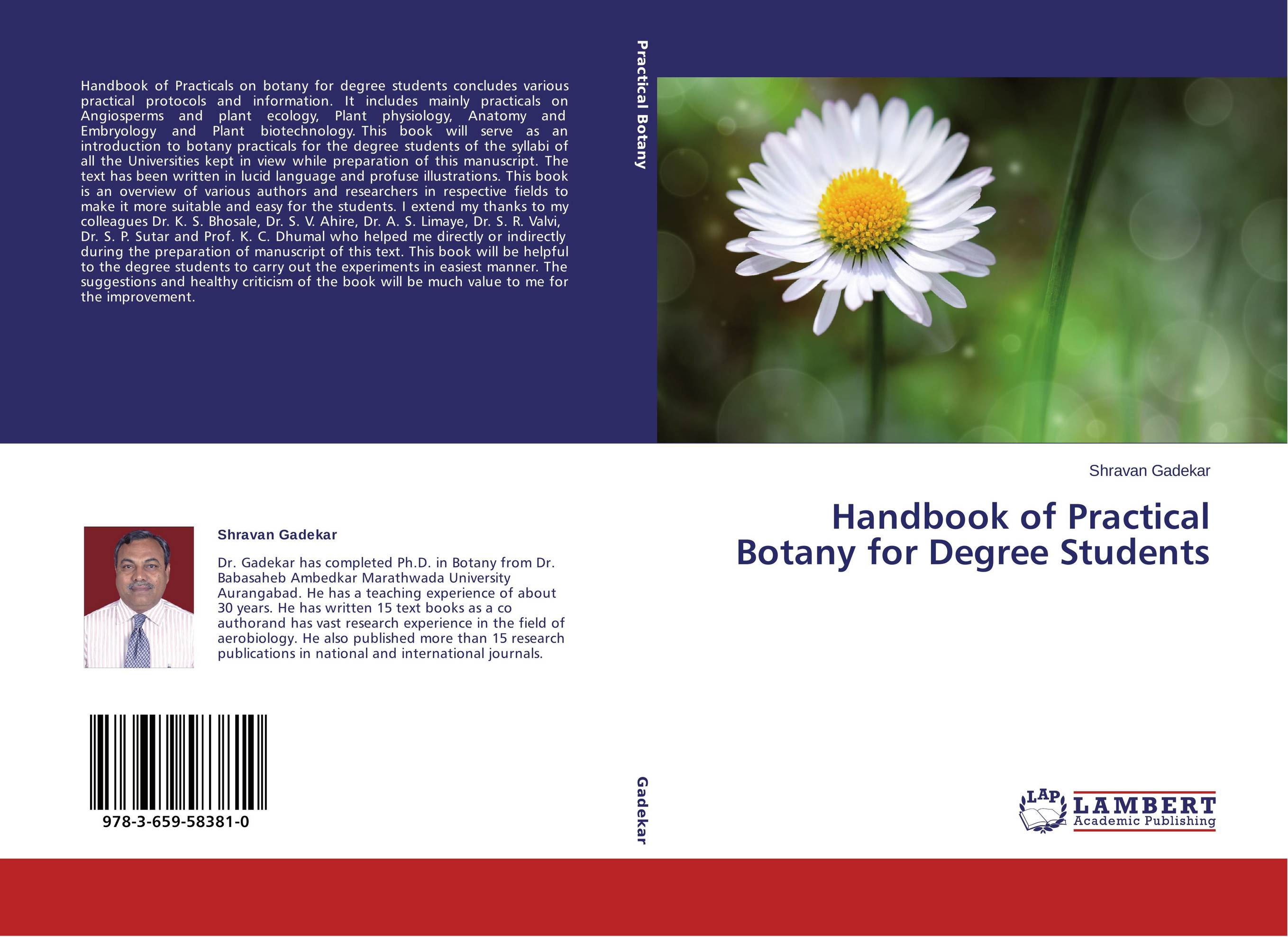Handbook of Practical Botany for Degree Students..