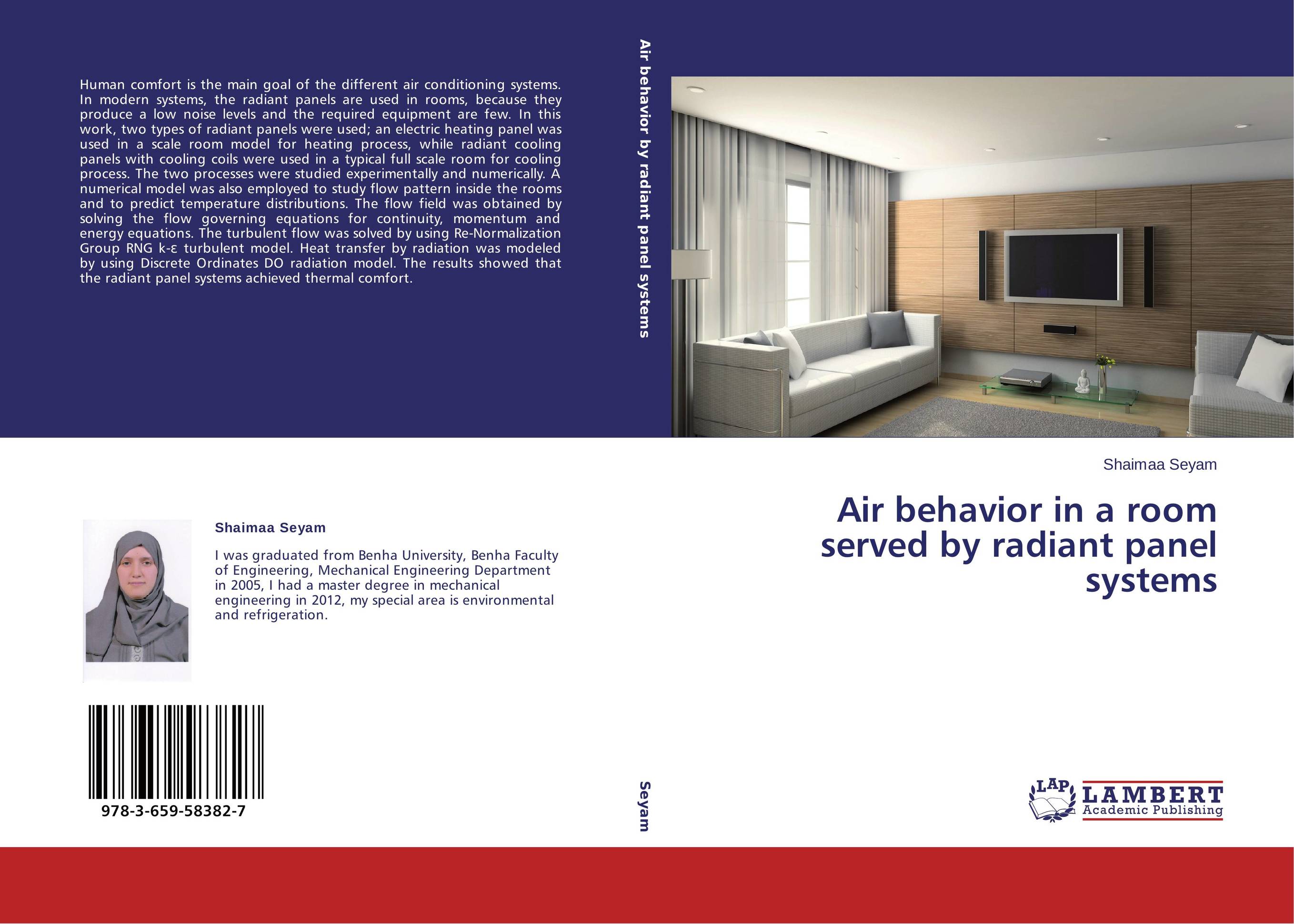 Air behavior in a room served by radiant panel systems..
