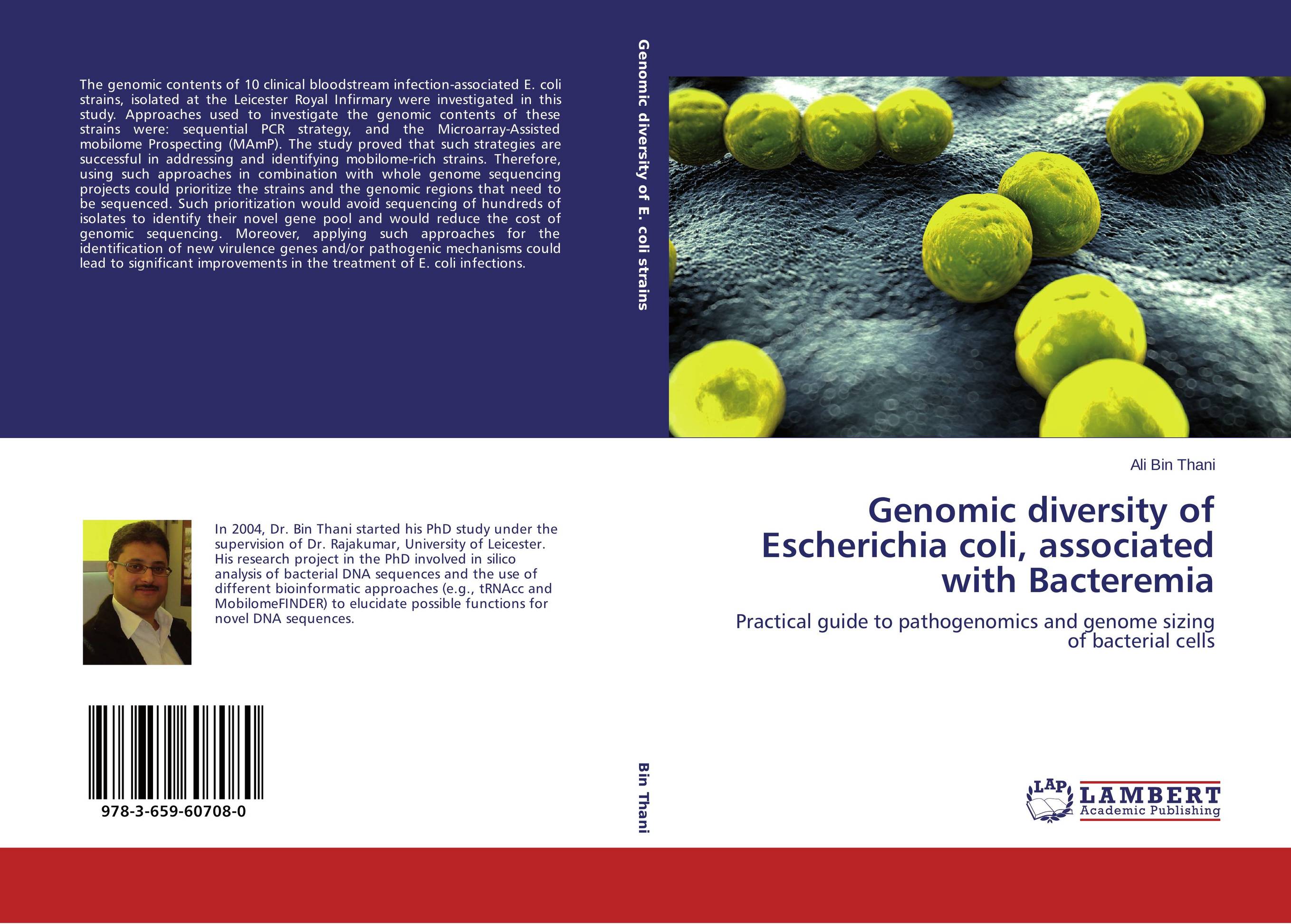 Genomic diversity of Escherichia coli, associated with Bacteremia. Practical guide to pathogenomics and genome sizing of bacterial cells.