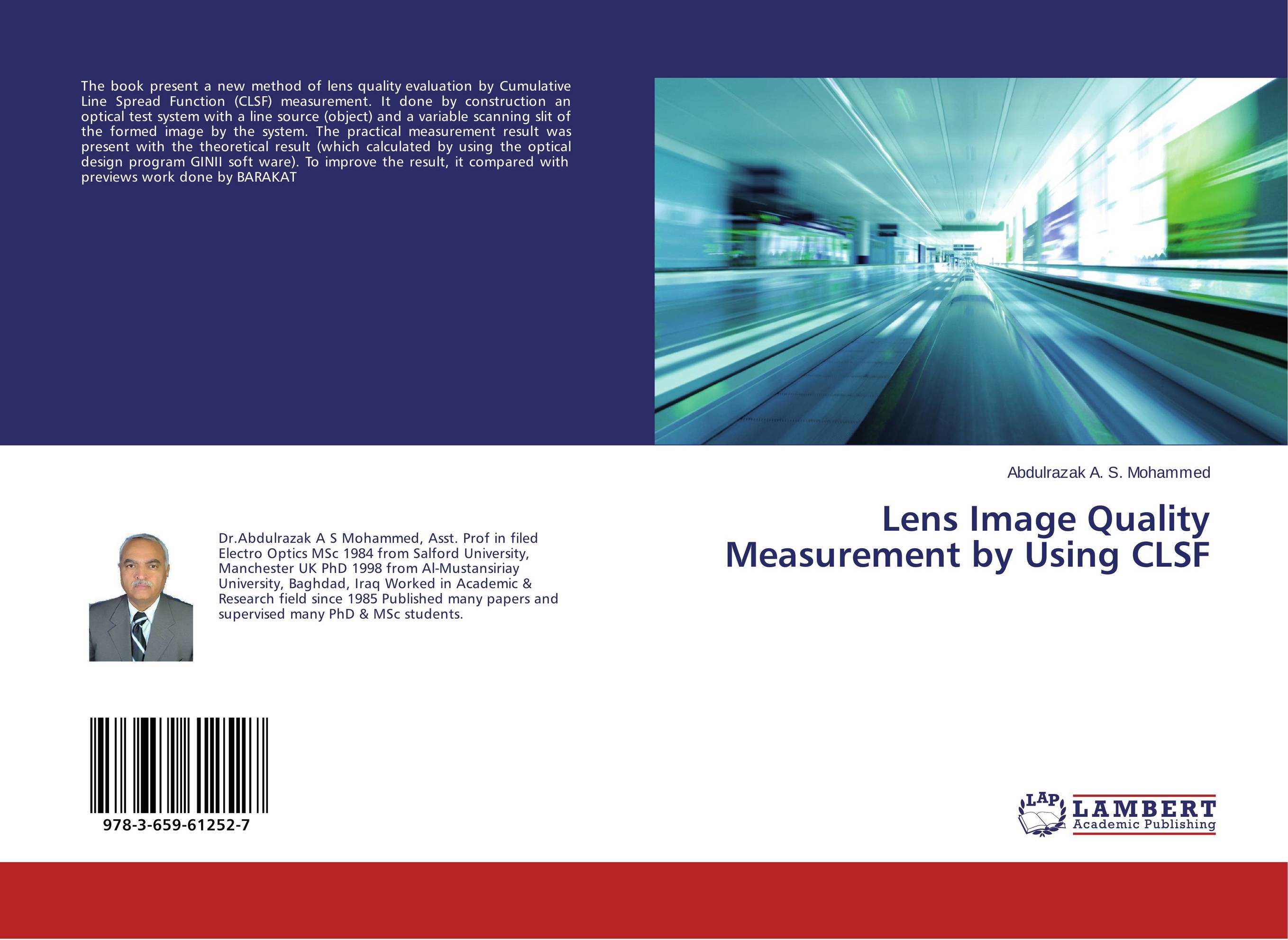 Lens Image Quality Measurement by Using CLSF..