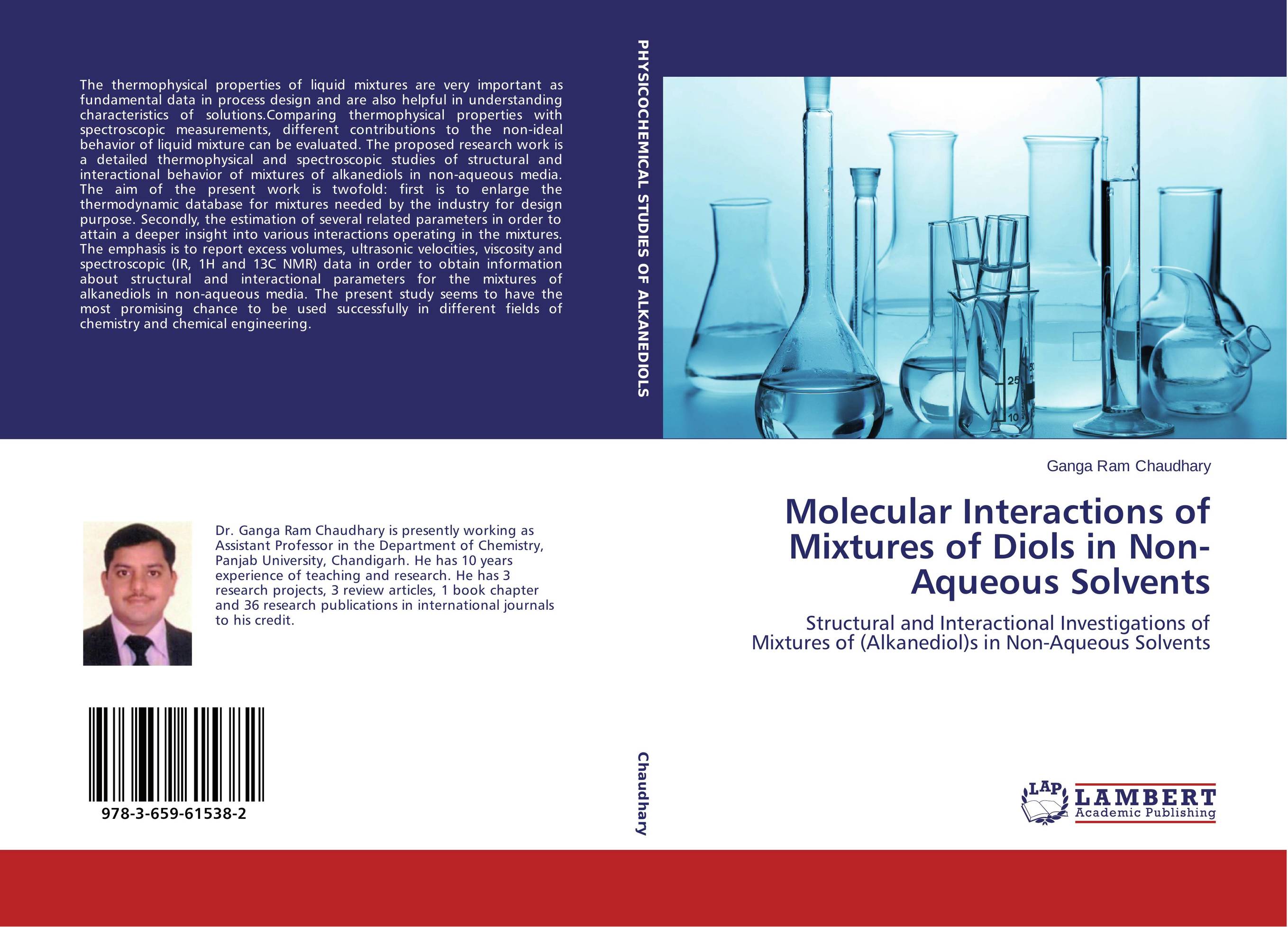 Molecular Interactions of Mixtures of Diols in Non-Aqueous Solvents. Structural and Interactional Investigations of Mixtures of (Alkanediol)s in Non-Aqueous Solvents.