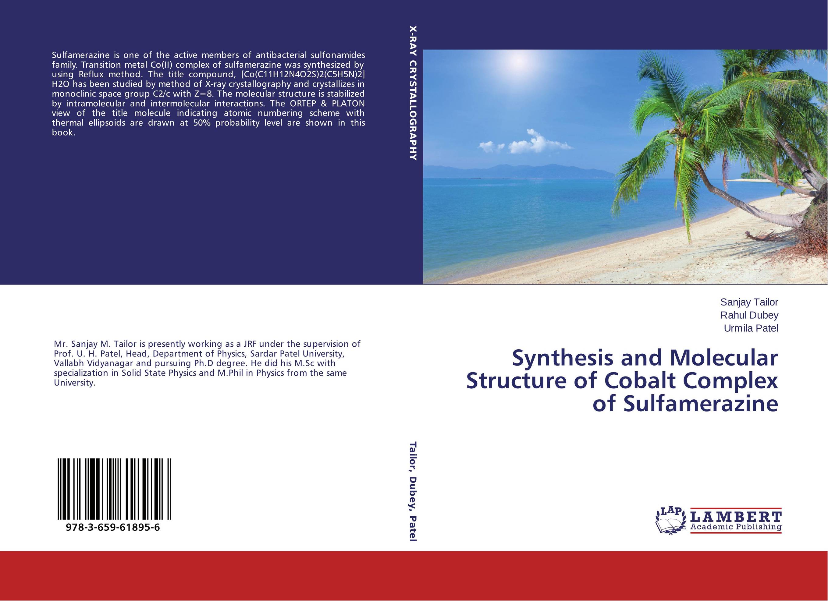 Synthesis and Molecular Structure of Cobalt Complex of Sulfamerazine..