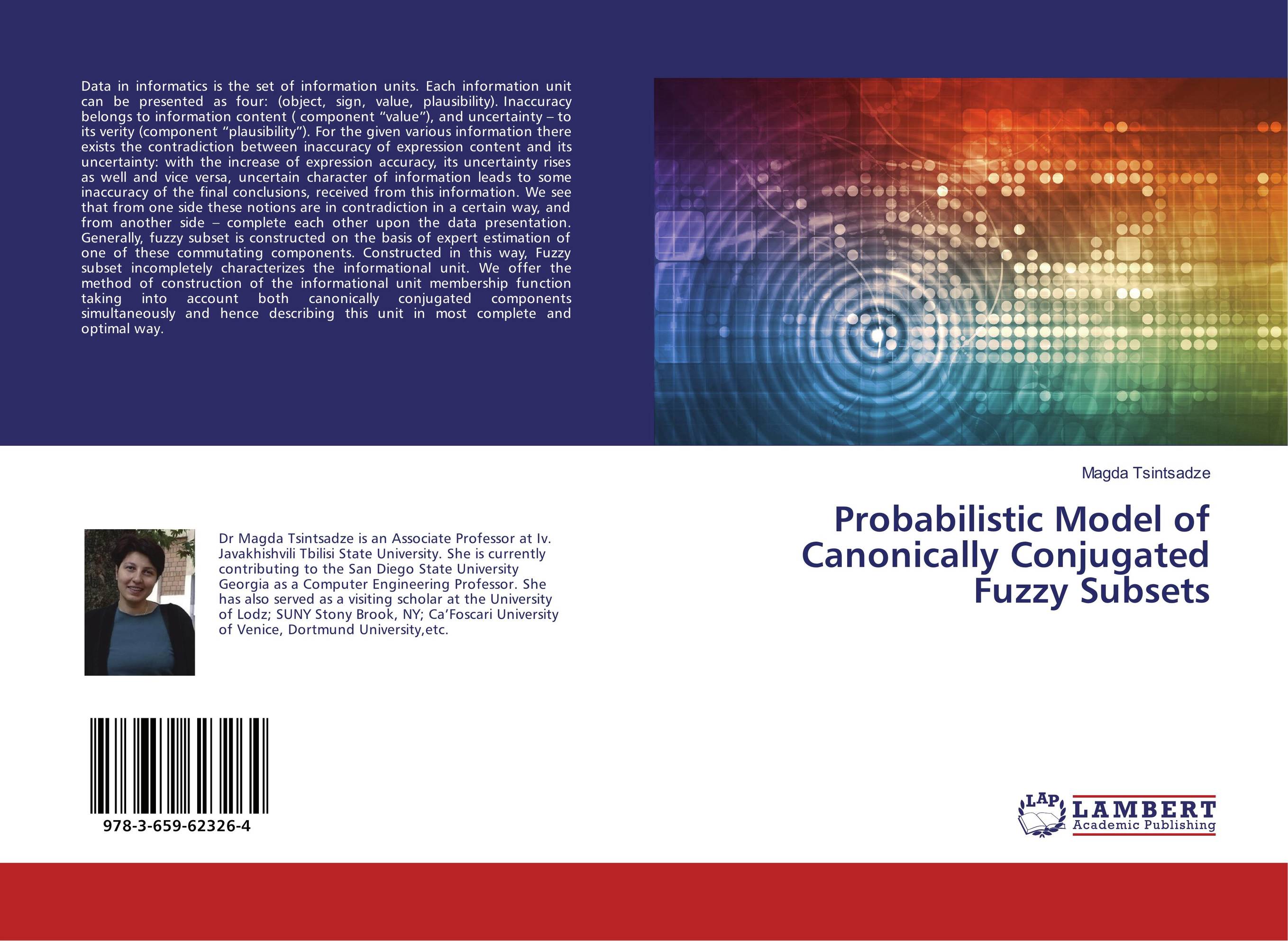 Probabilistic Model of Canonically Conjugated Fuzzy Subsets..