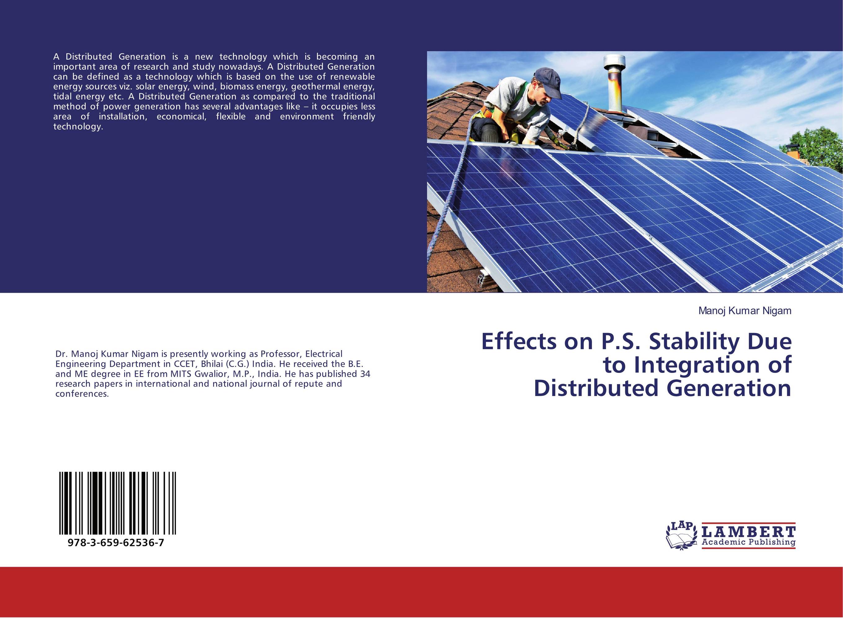 Effects on P.S. Stability Due to Integration of Distributed Generation..