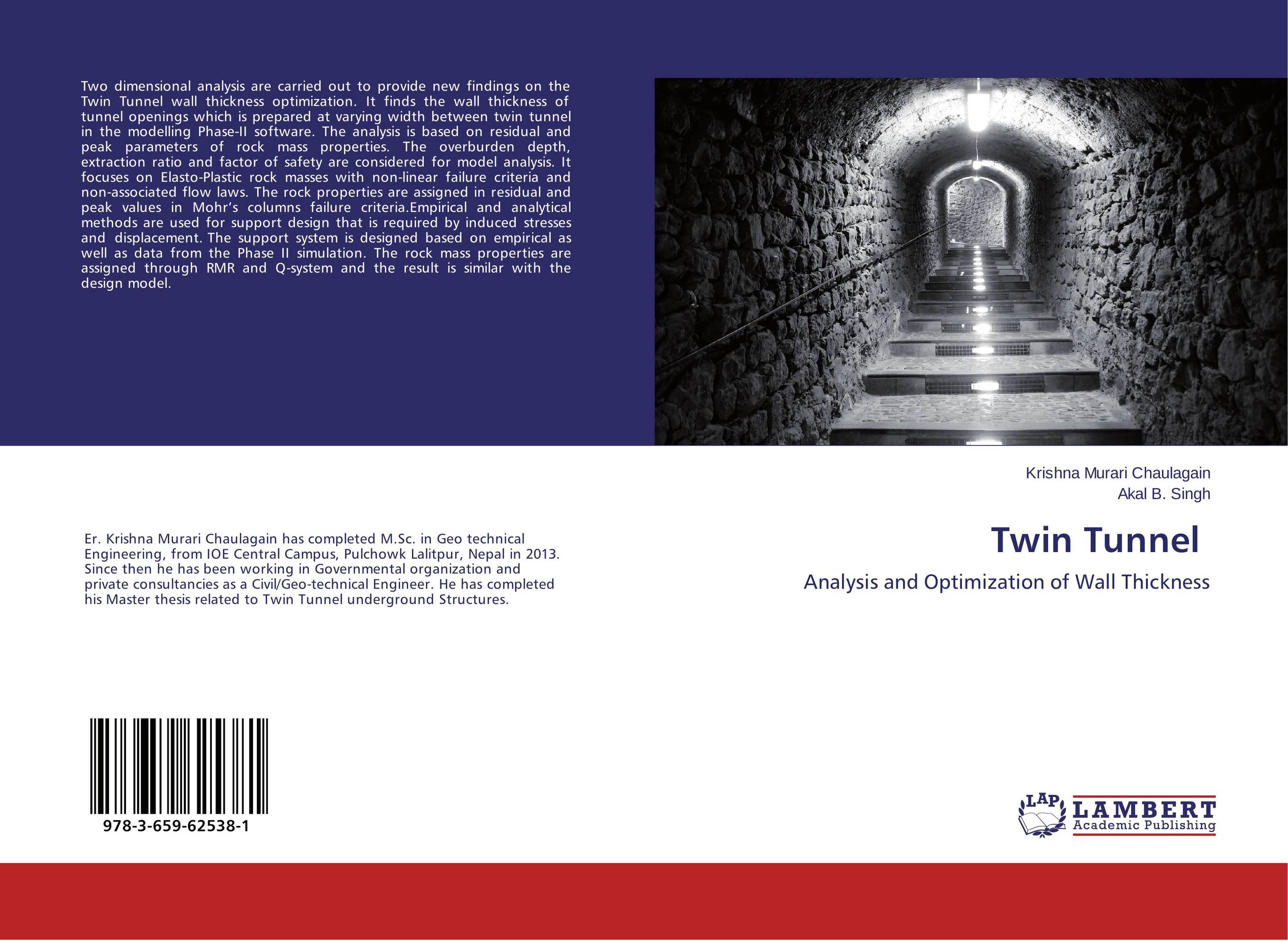 Twin Tunnel. Analysis and Optimization of Wall Thickness.