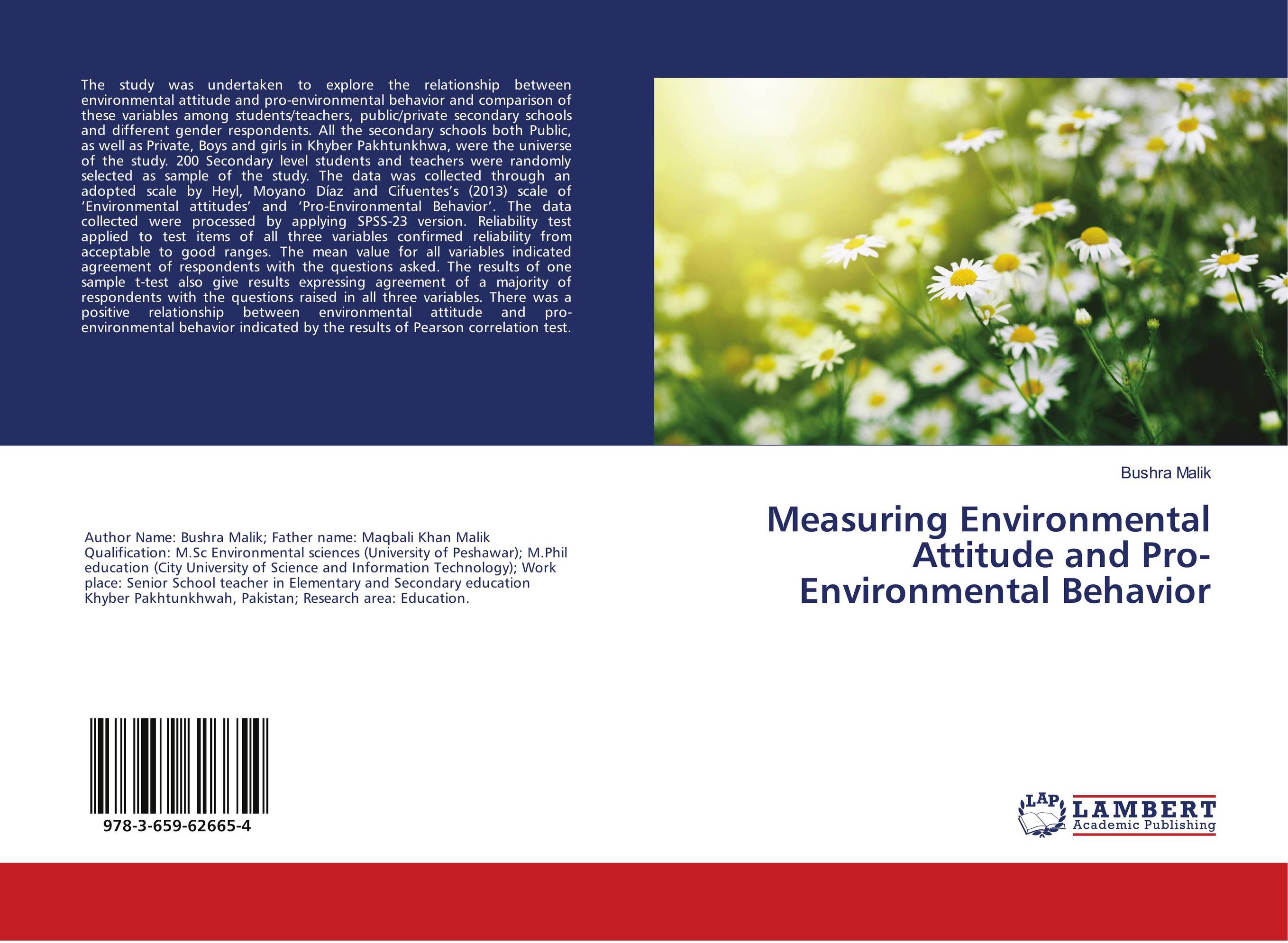 Measuring Environmental Attitude and Pro-Environmental Behavior..