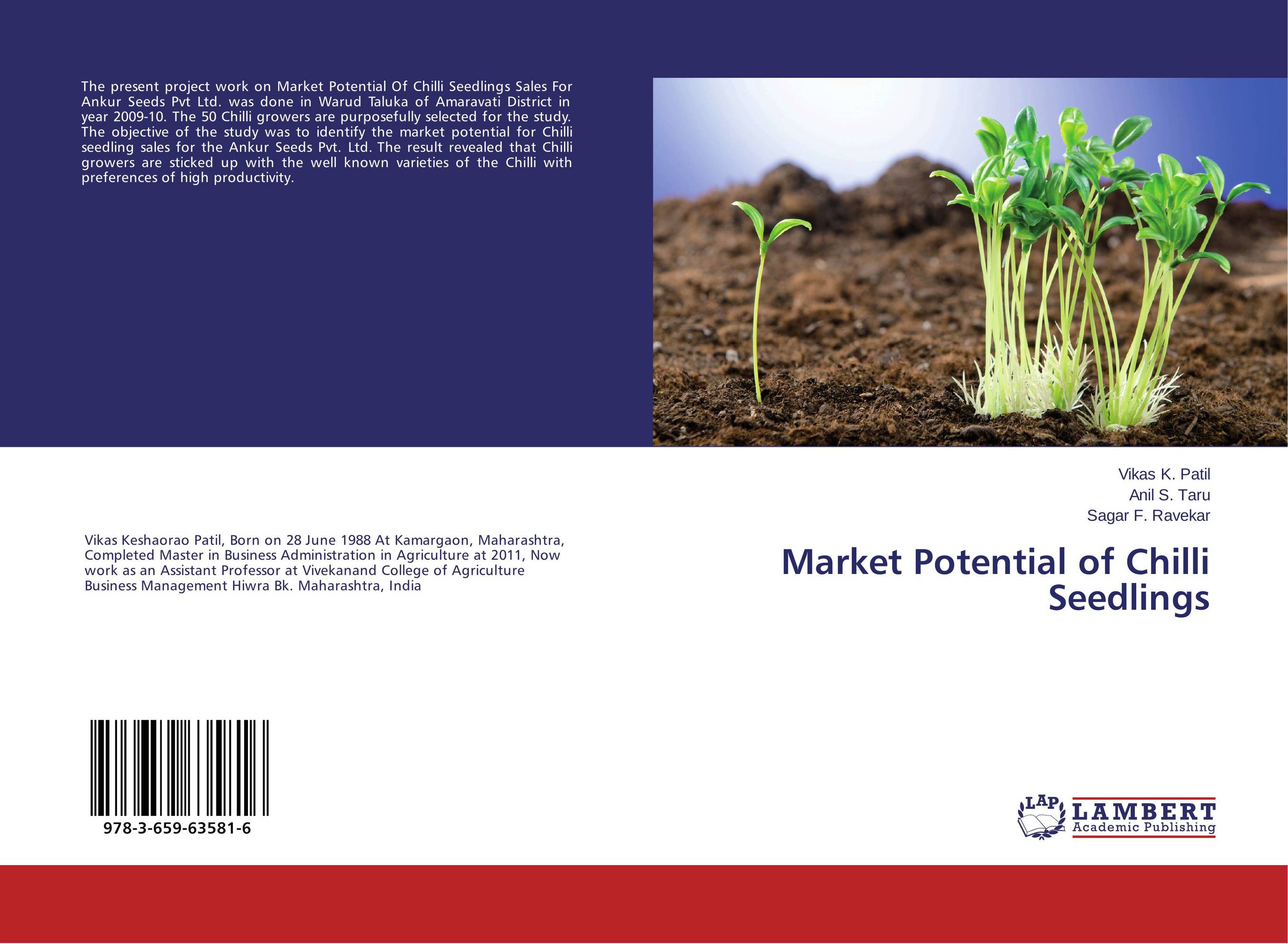 Market Potential of Chilli Seedlings..