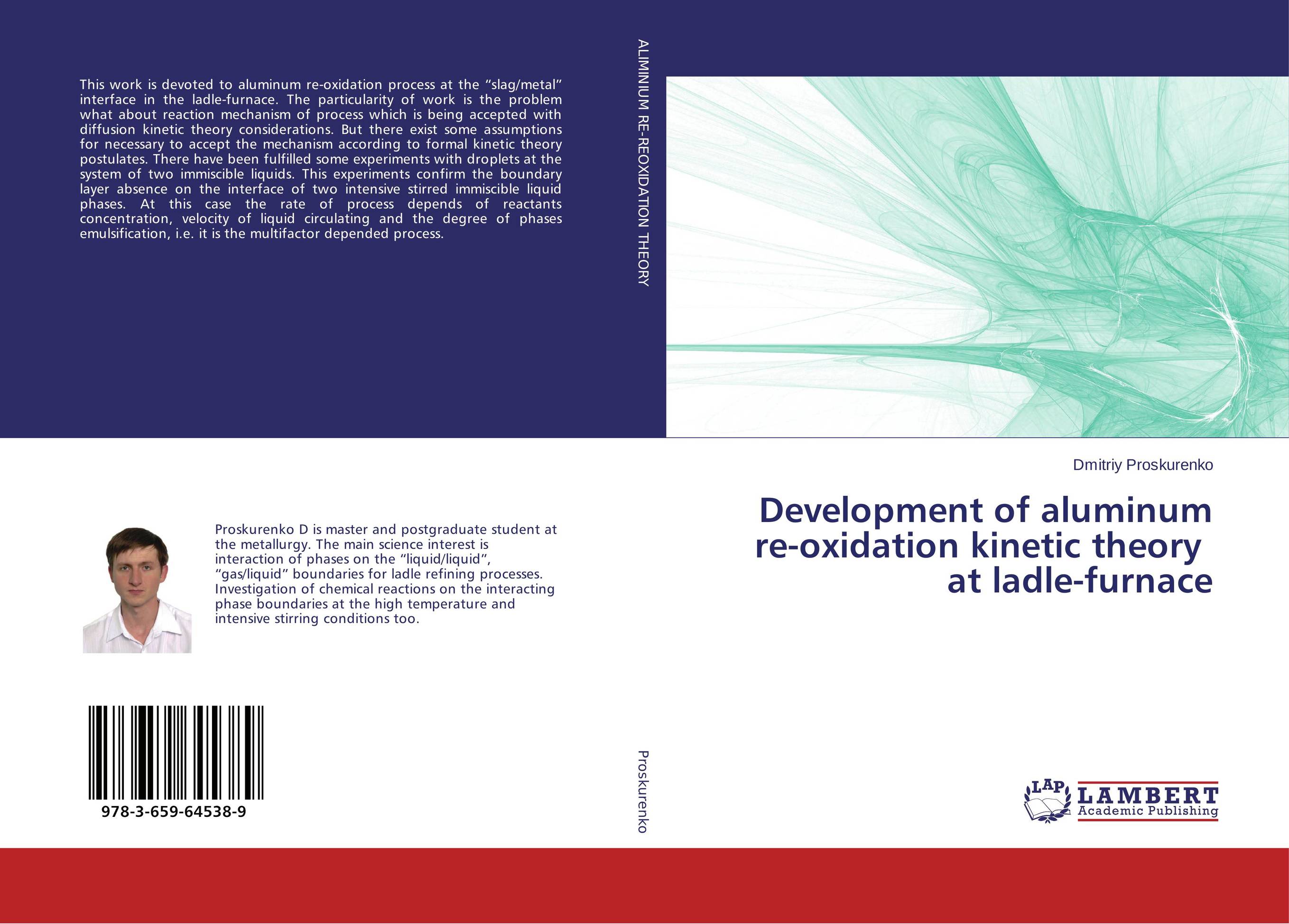 Development of aluminum re-oxidation kinetic theory at ladle-furnace..