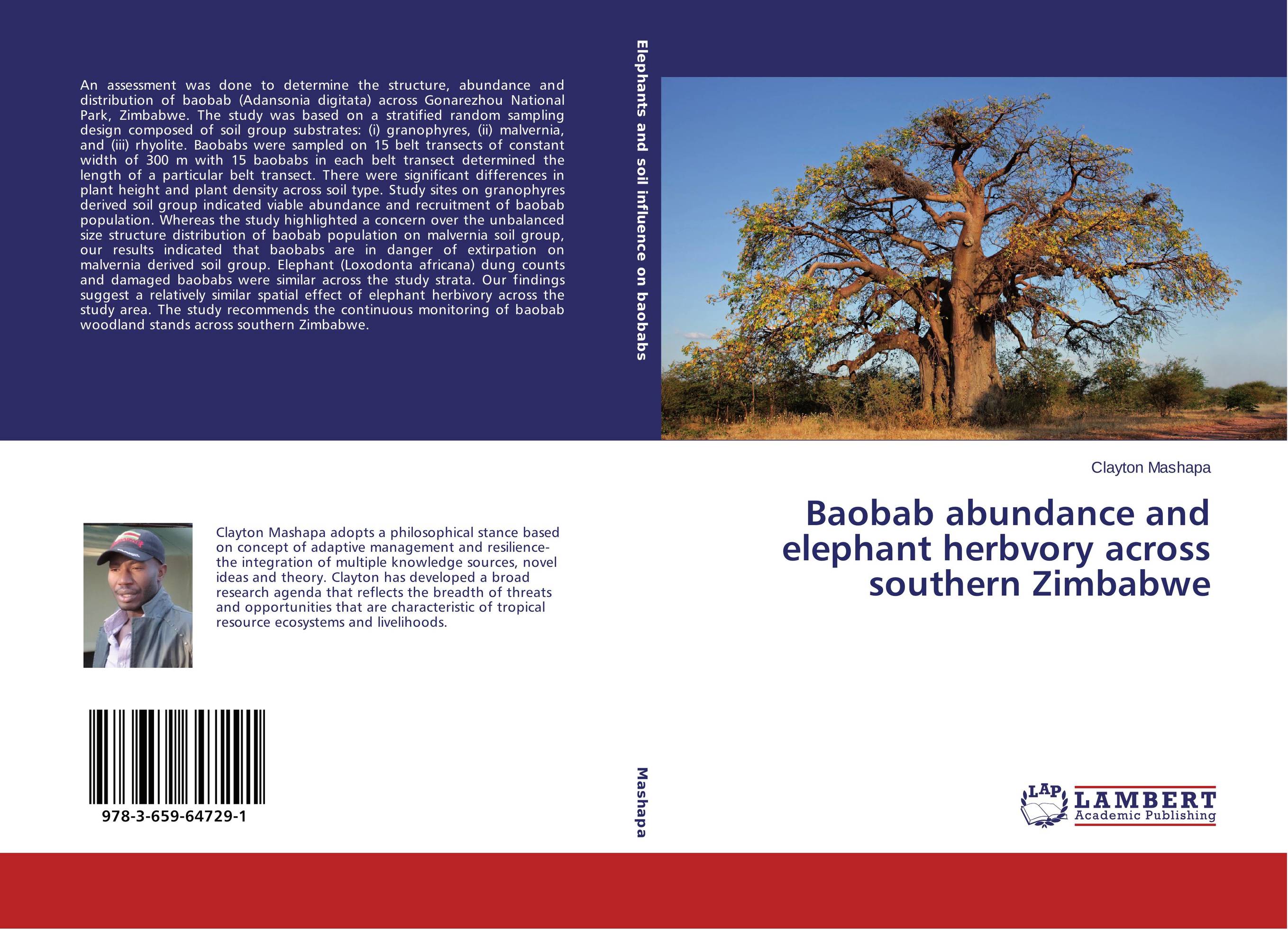 Baobab abundance and elephant herbvory across southern Zimbabwe..