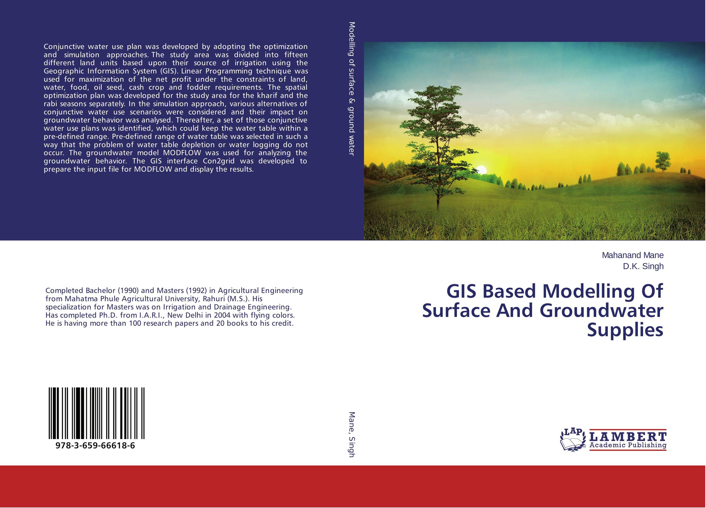GIS Based Modelling Of Surface And Groundwater Supplies..