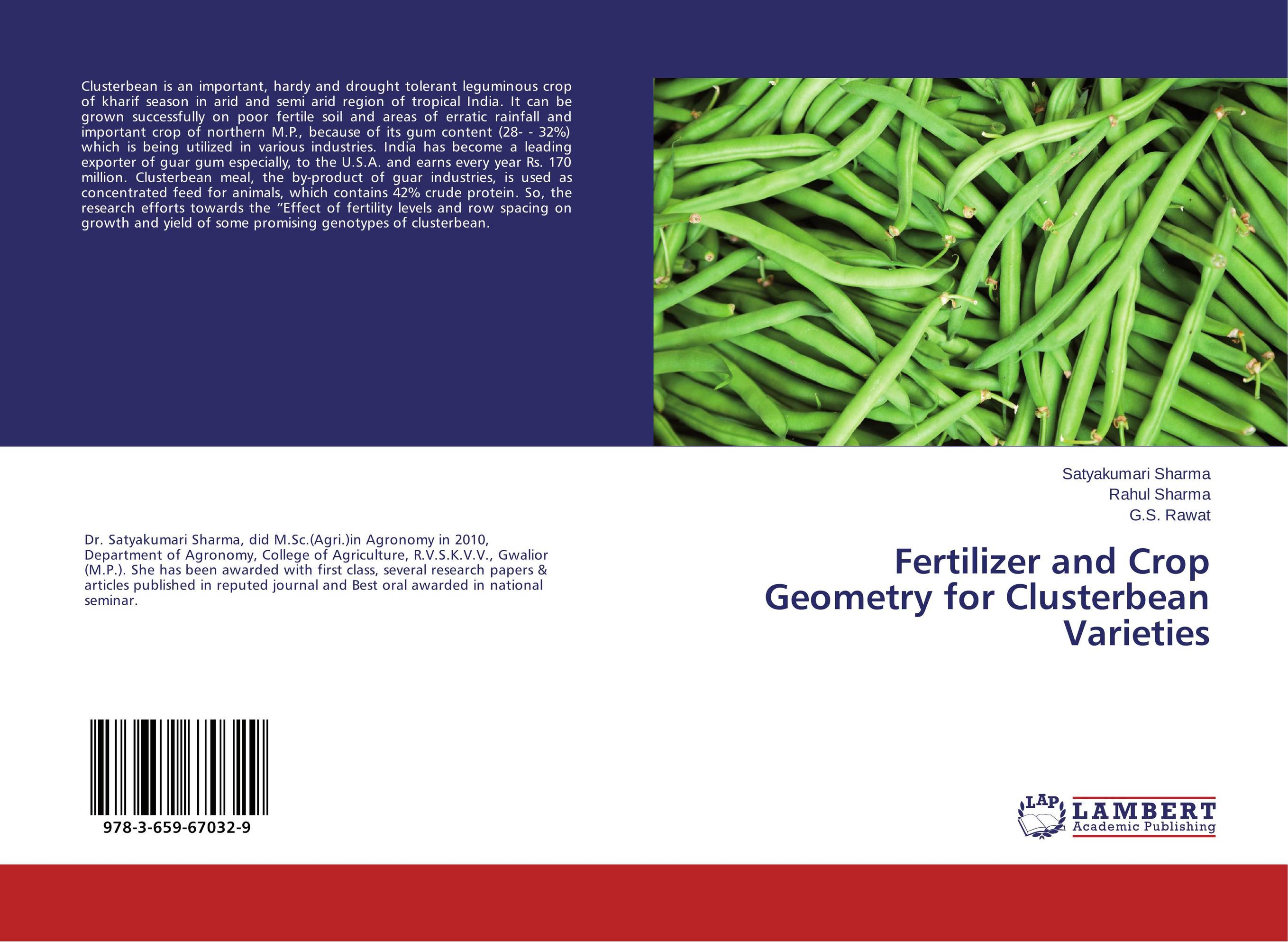 Fertilizer and Crop Geometry for Clusterbean Varieties..