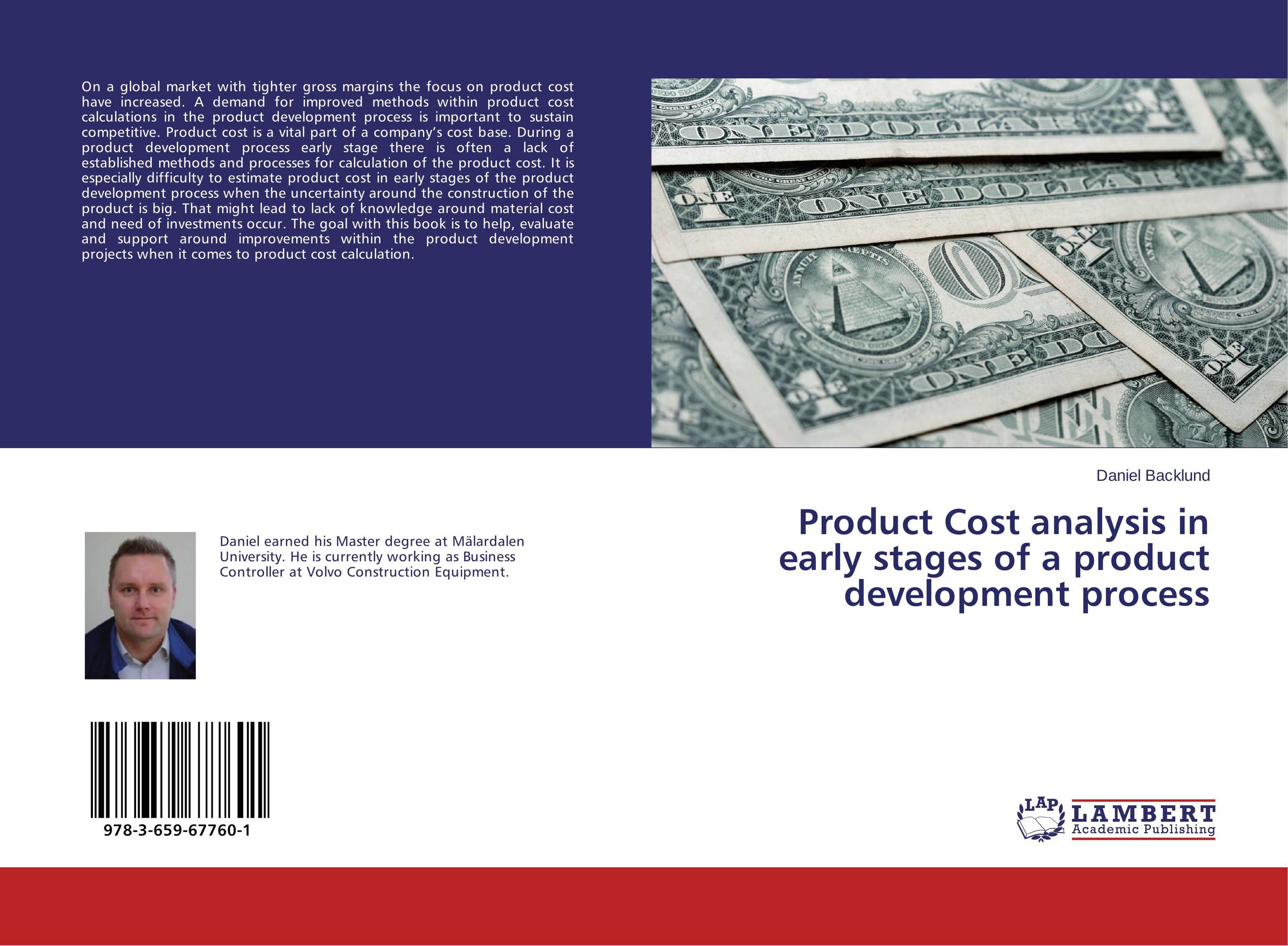 Product Cost analysis in early stages of a product development process..